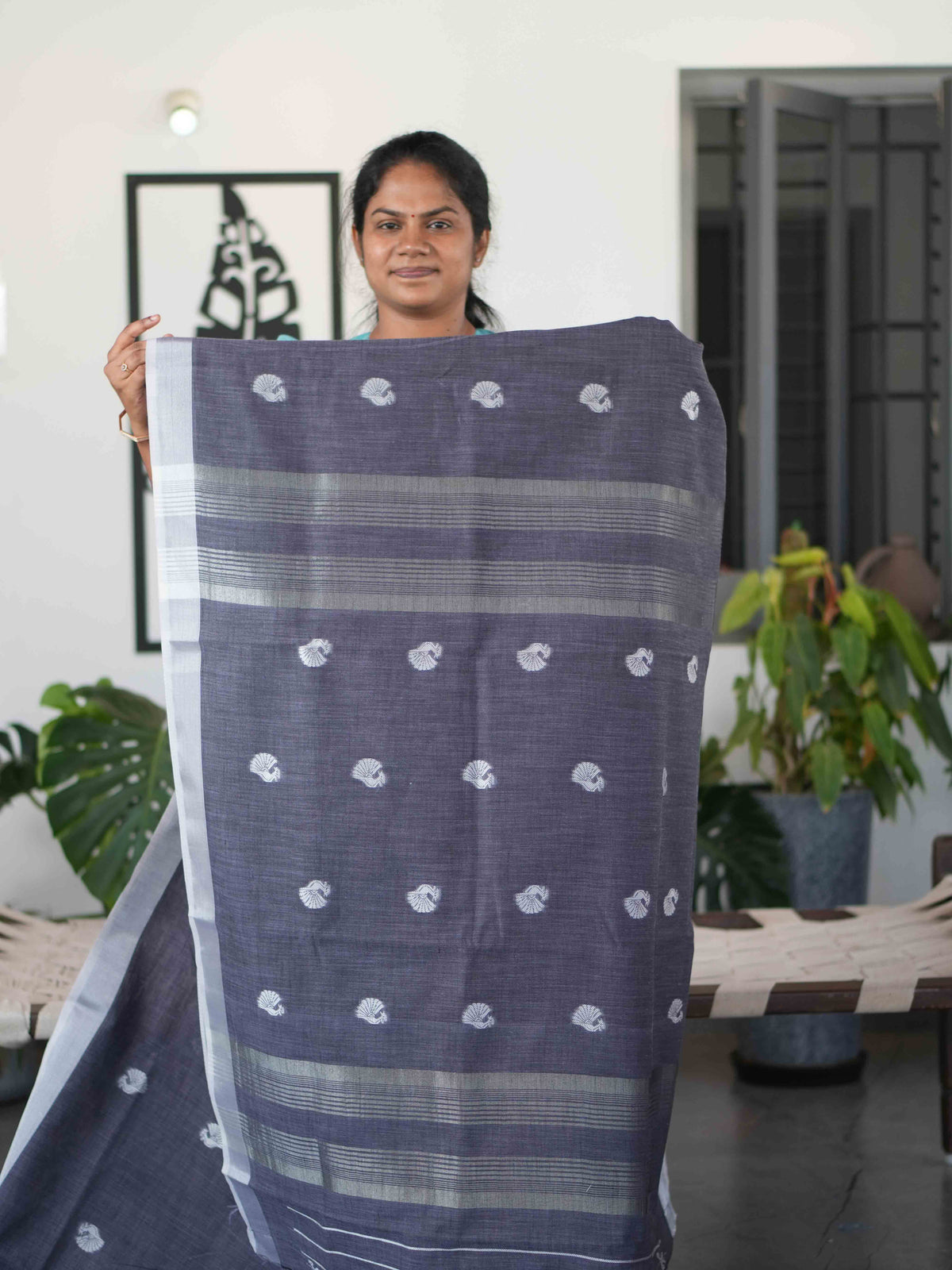 Linen Sarees Elegant Texture / SKU304 – 6