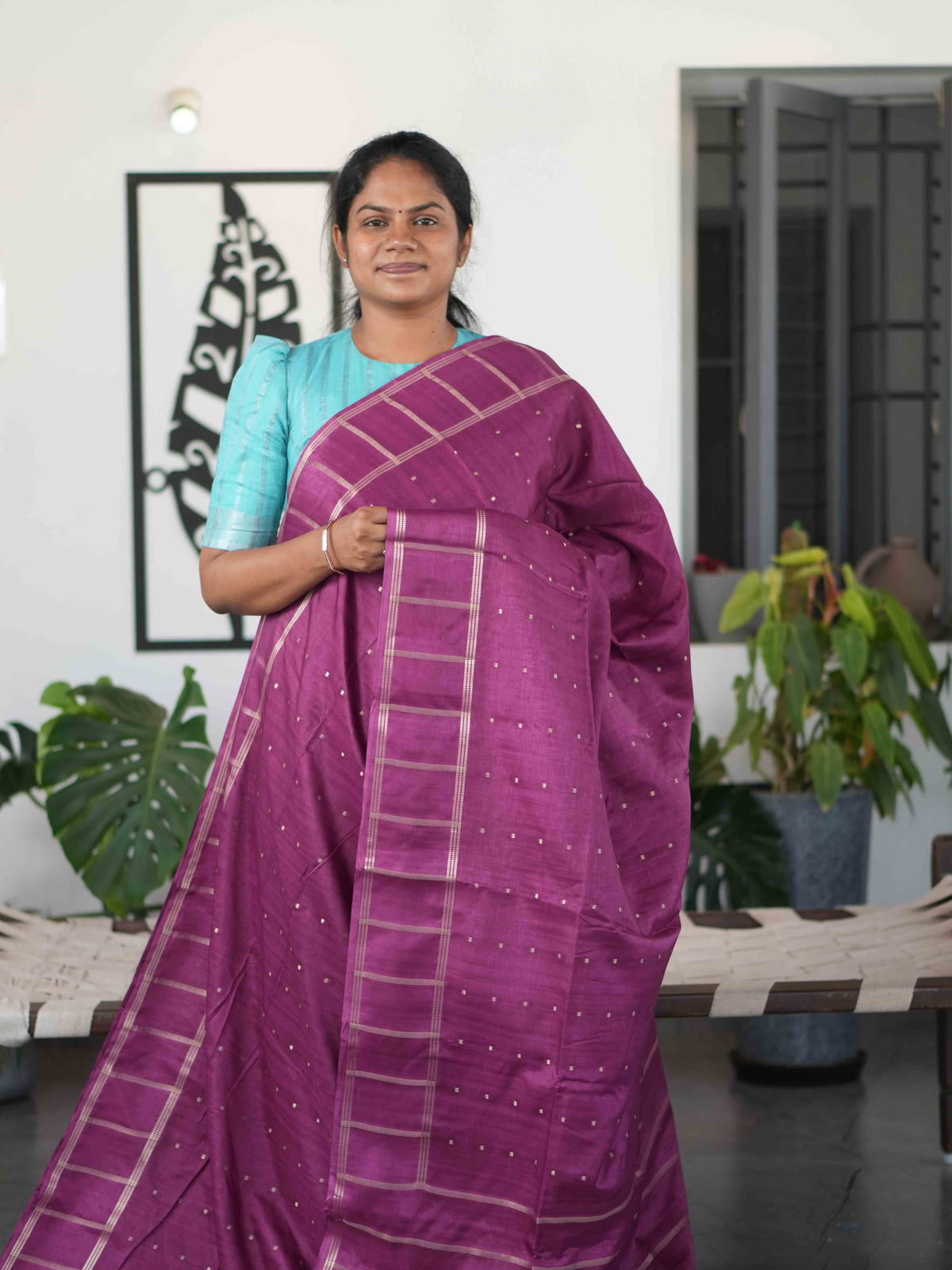 Matka Tussar Sarees Royal Texture / SKU309 – 1