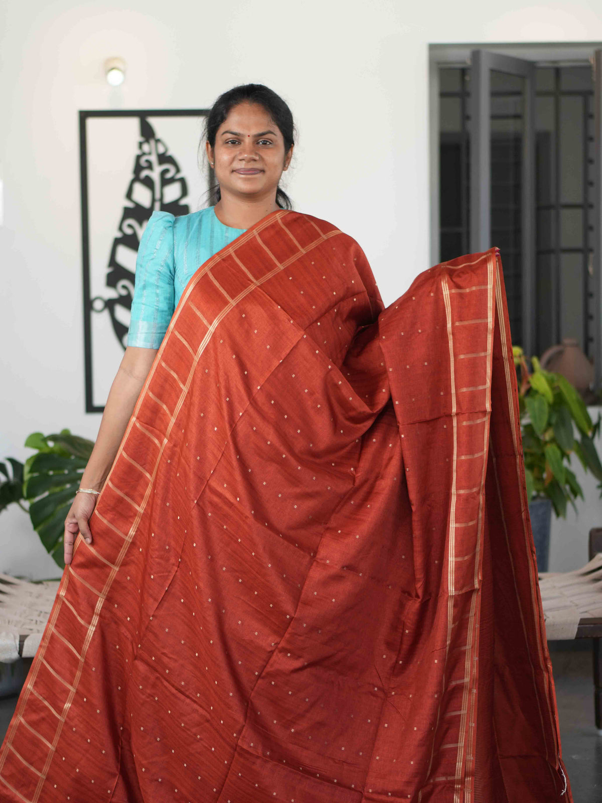 Matka Tussar Sarees Regal Weave / SKU309 – 4