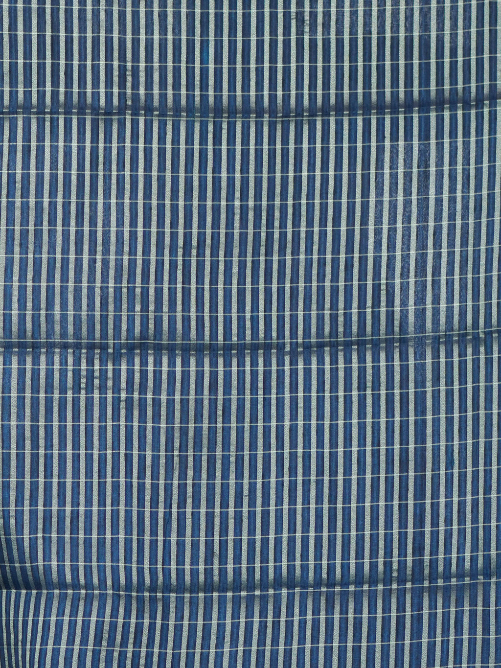 Tussar Chex Sarees Classic Weave / SKU195 – 3