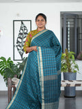 Tussar Chex Sarees Grand Texture / SKU195 – 6