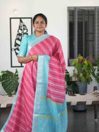 Zari Linen Sarees Natural Grace / SKU284 – 6