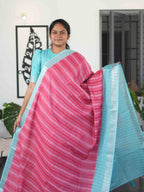 Zari Linen Sarees Natural Grace / SKU284 – 6