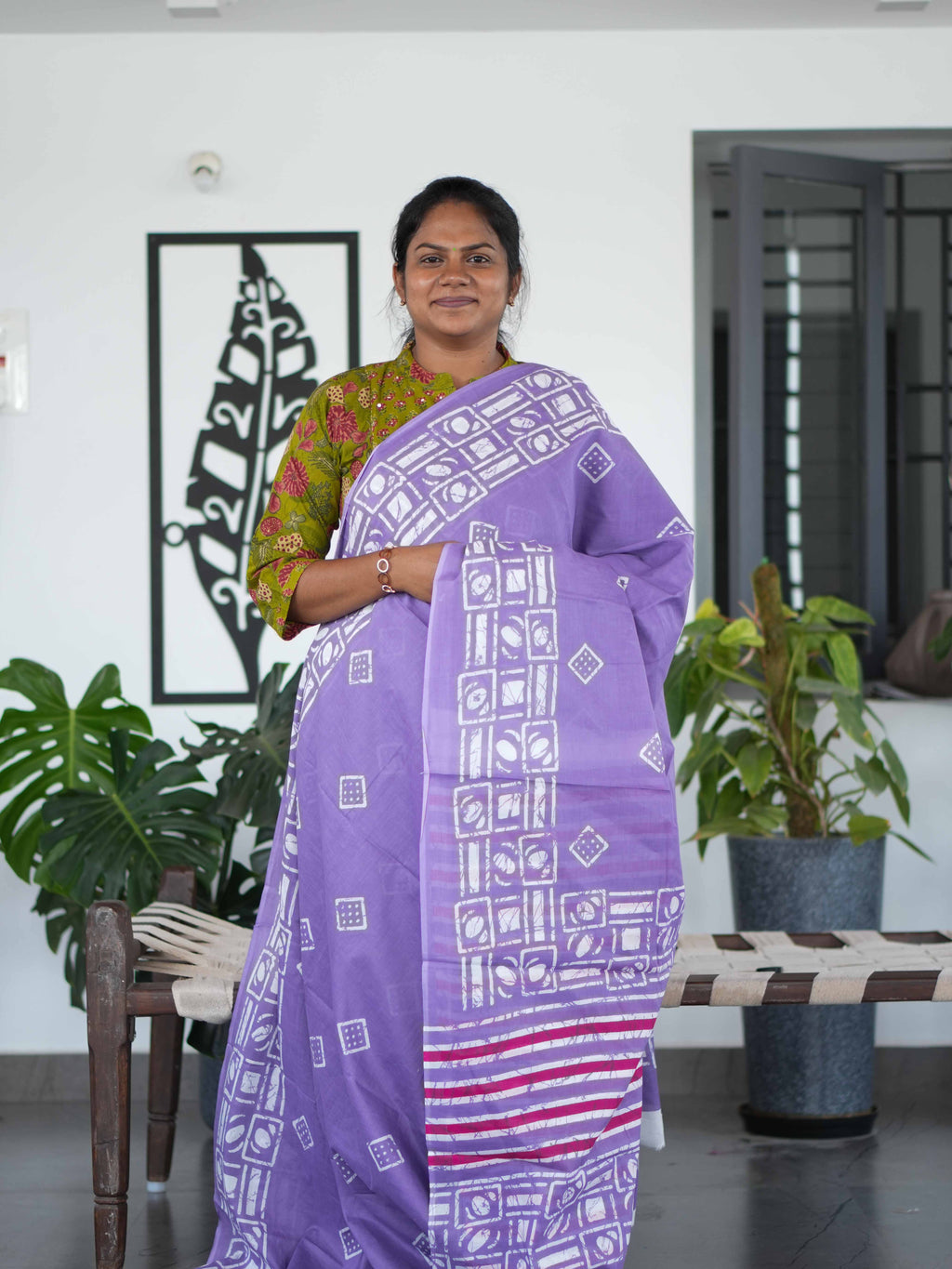 Mul Mul Cotton Sarees Smooth Finish / SKU194 – 3
