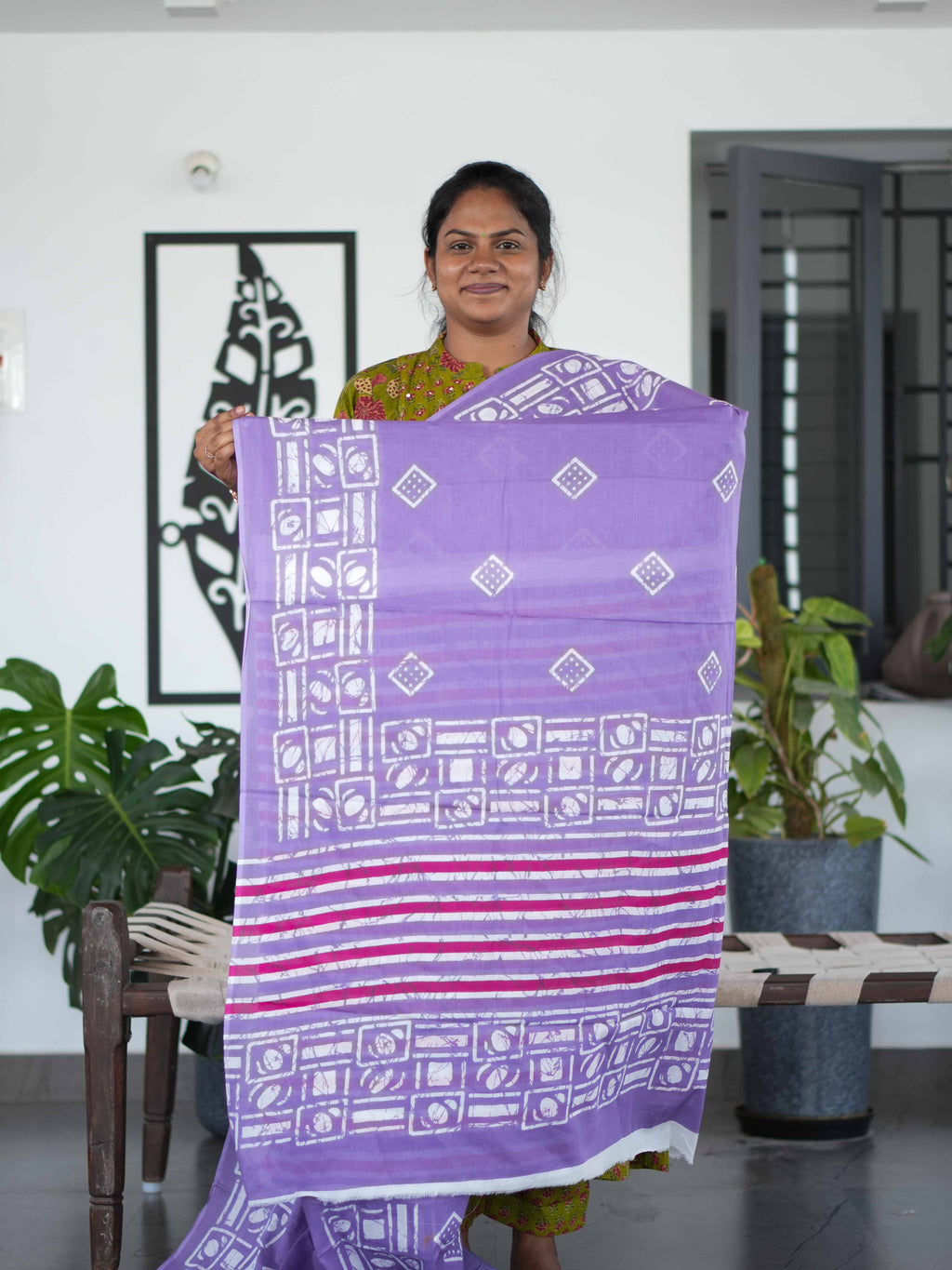 Mul Mul Cotton Sarees Smooth Finish / SKU194 – 3