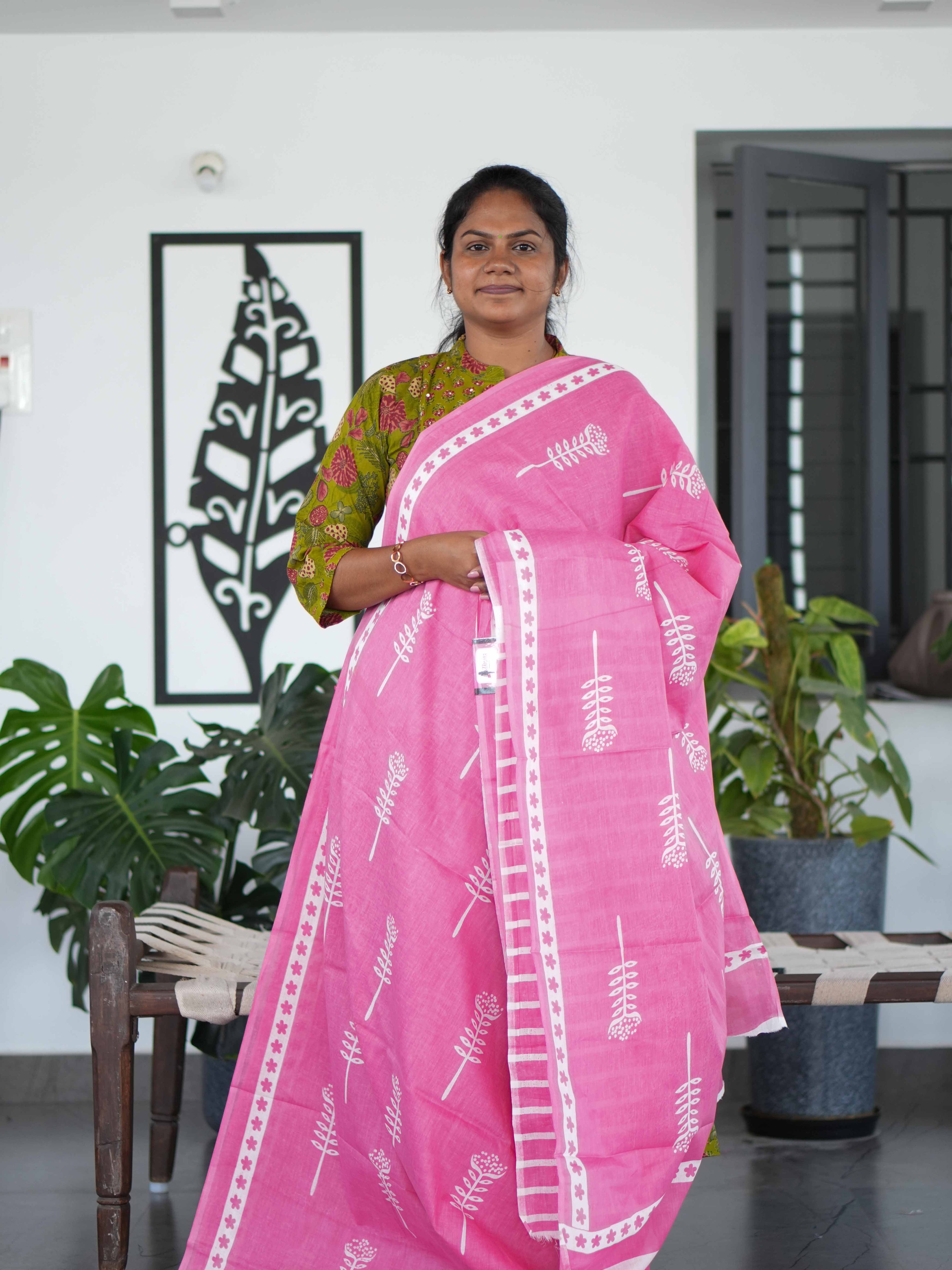 Mul Mul Cotton Sarees Feather Light / SKU194 – 4