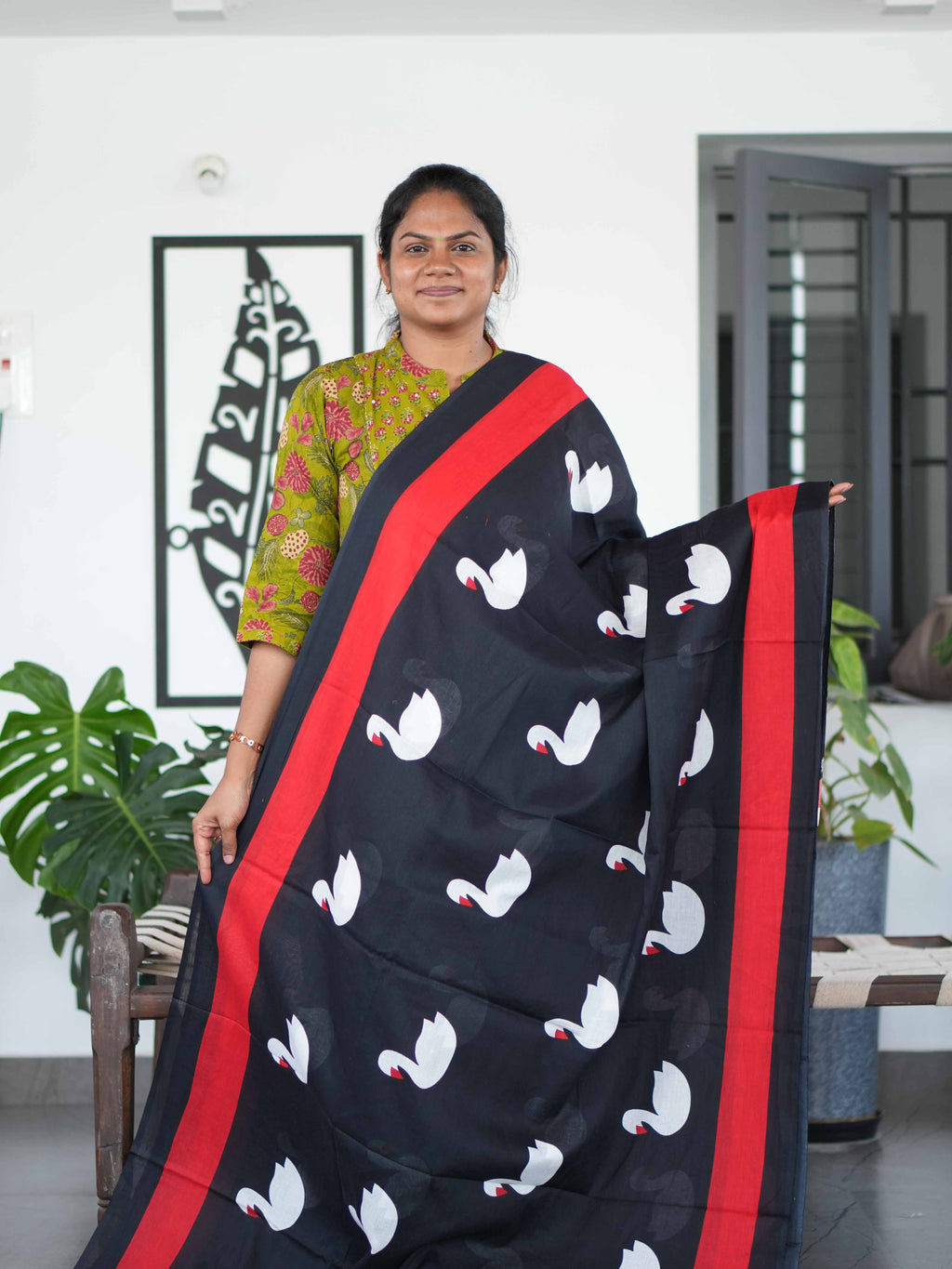 Mul Mul Cotton Sarees Natural Feel / SKU194 – 5