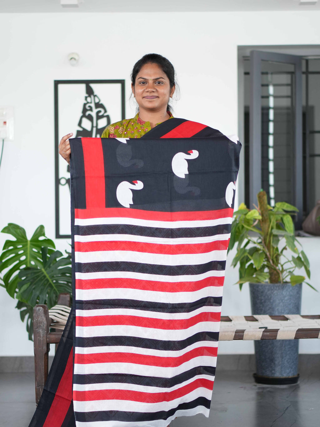 Mul Mul Cotton Sarees Natural Feel / SKU194 – 5