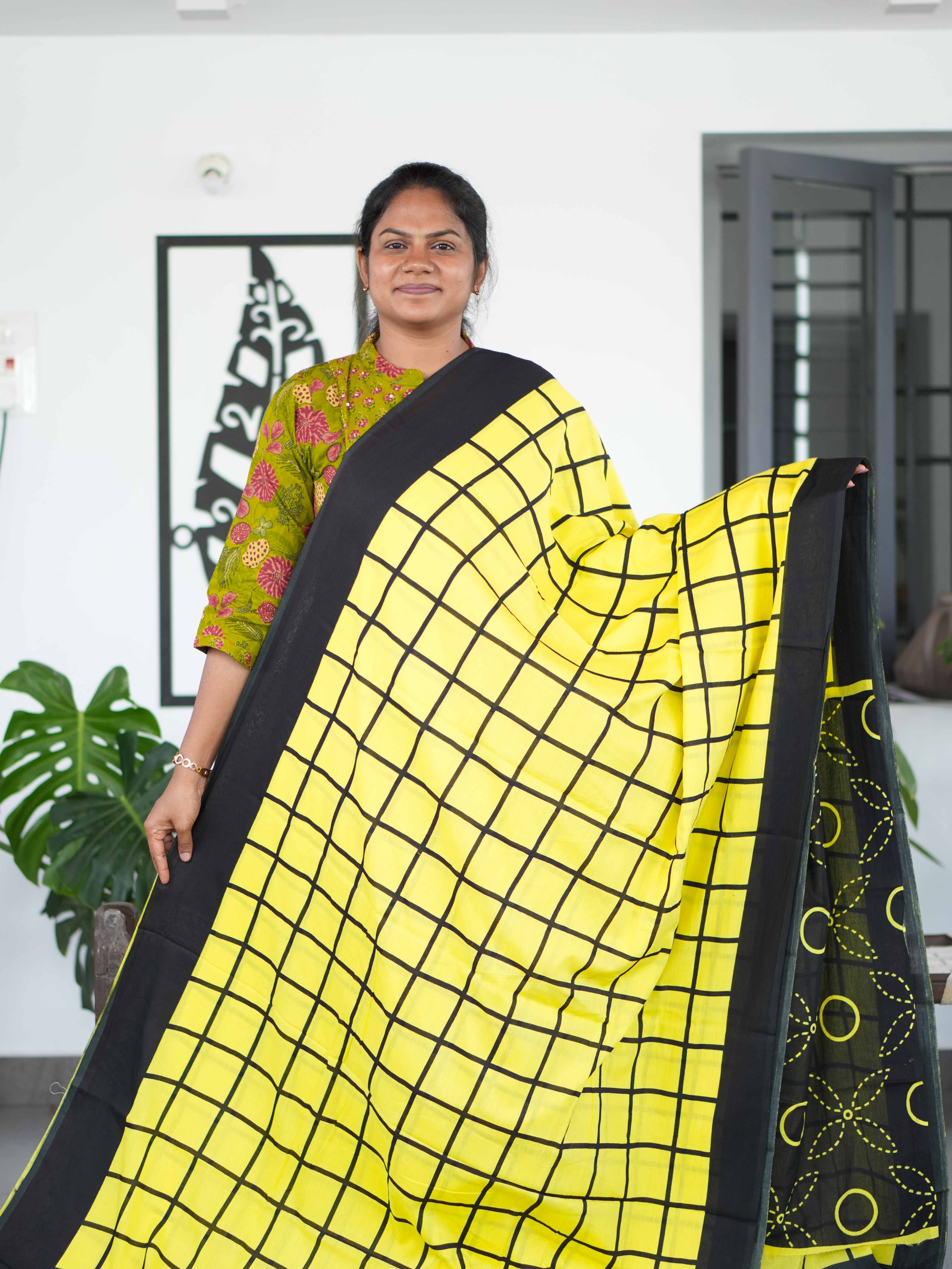 Mul Mul Cotton Sarees Easy Drape / SKU194 – 7