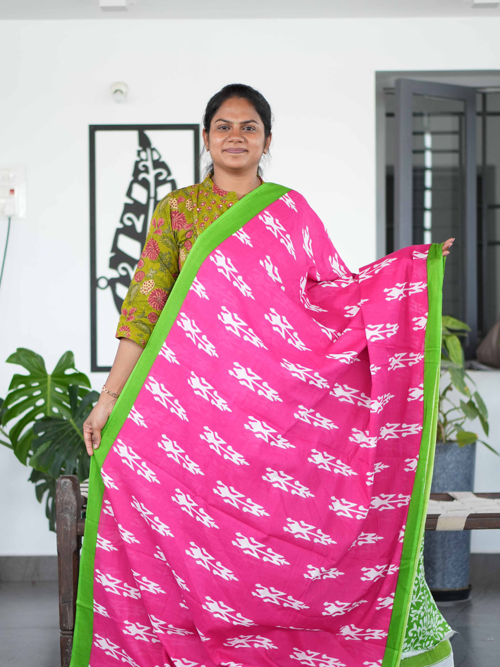 Mul Mul Cotton Sarees Clean Look / SKU194 – 8