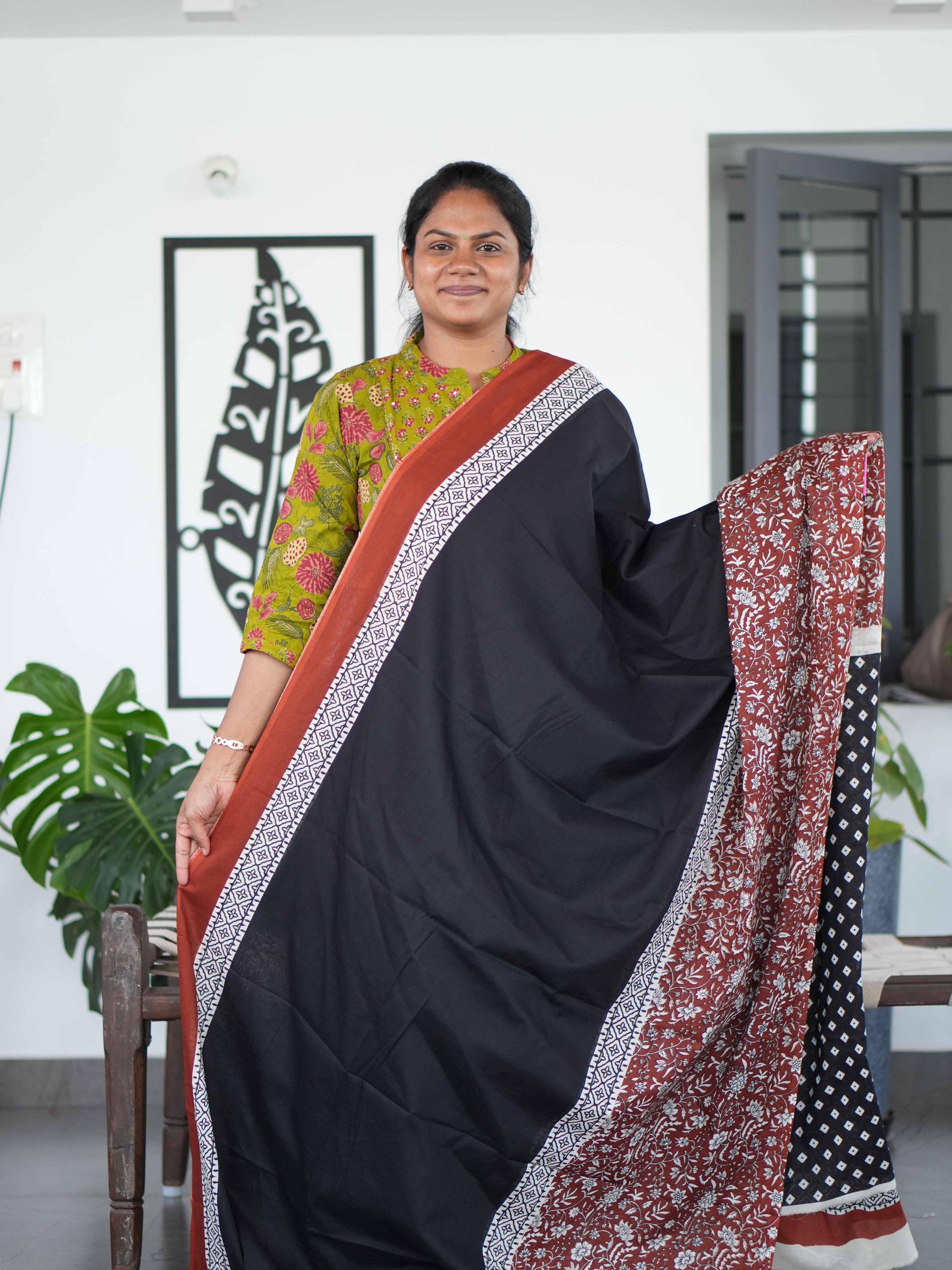 Mul Mul Cotton Sarees Pure Ease / SKU194 – 10