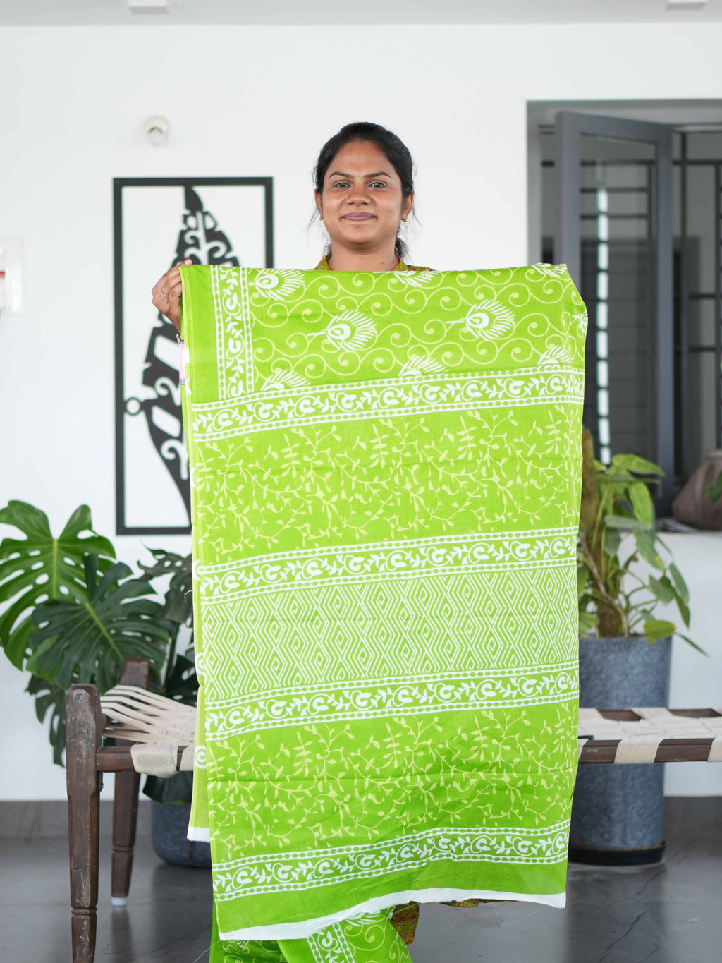 Mul Mul Cotton Sarees Elegant Flow / SKU194 – 11