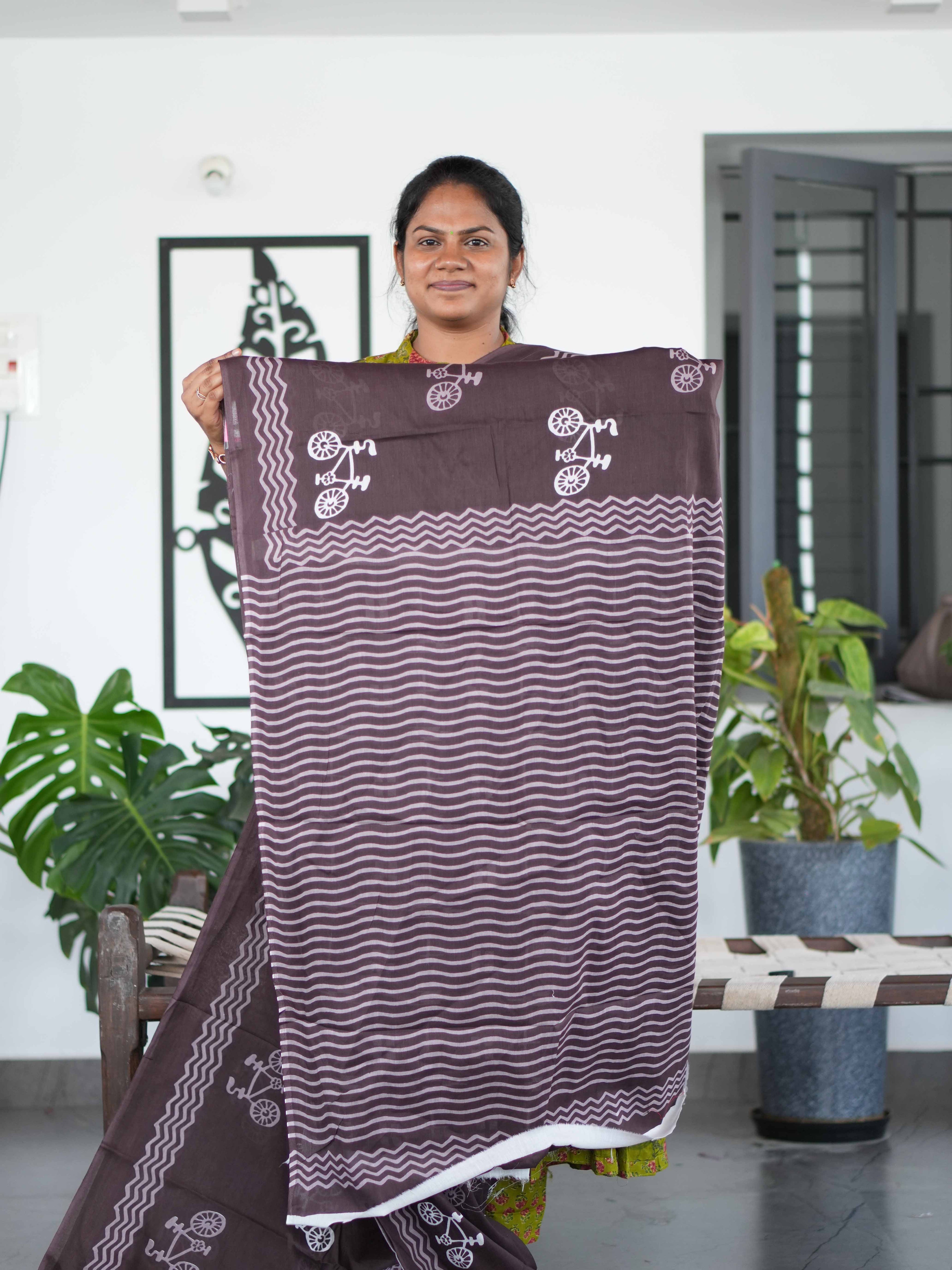 Mul Mul Cotton Sarees Timeless Charm / SKU194 – 12