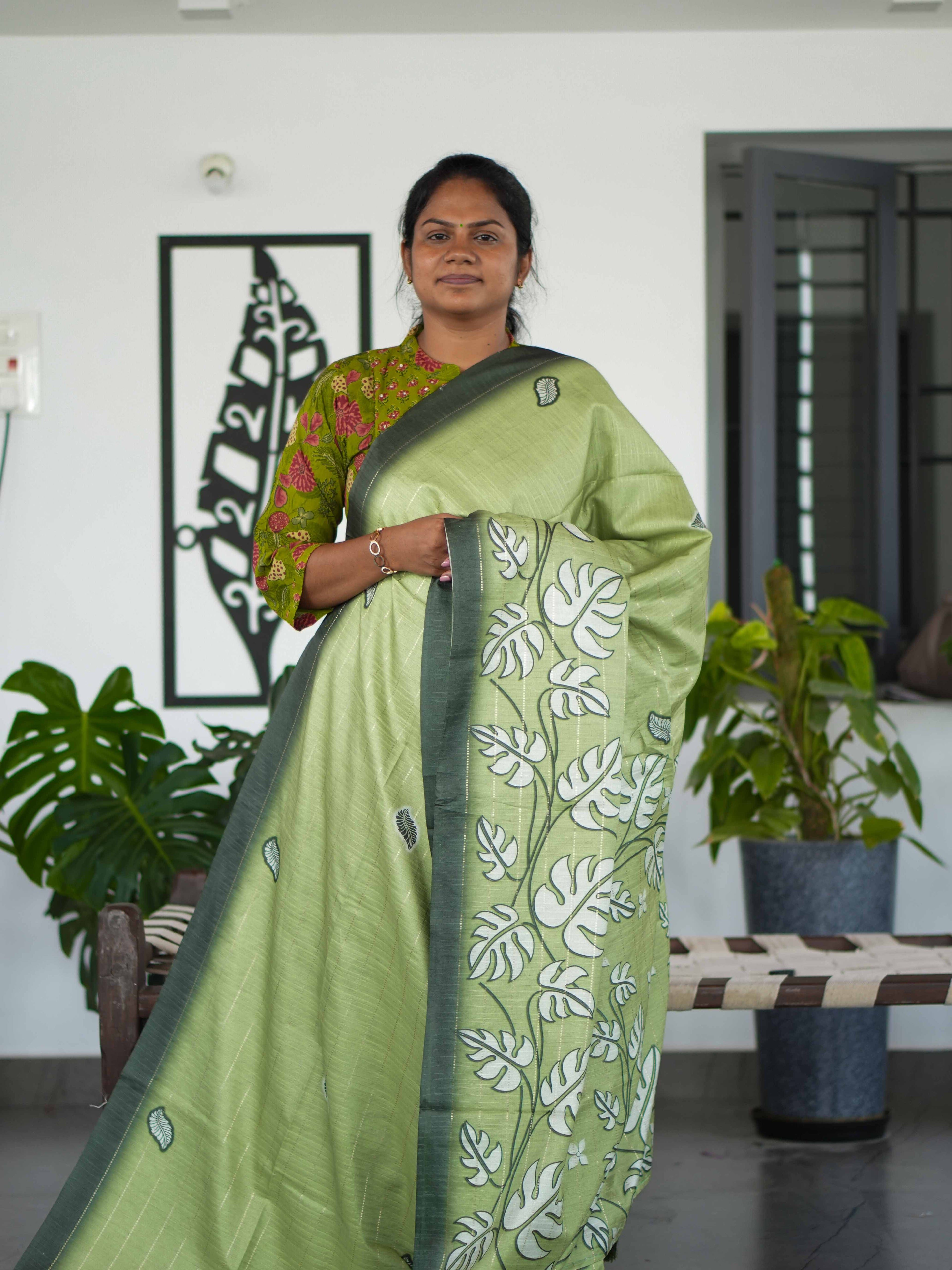 Art Tussar Sarees Creative Weave / SKU196 – 3