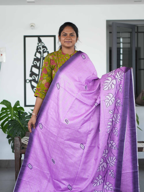 Art Tussar Sarees Elegant Canvas / SKU196 – 2