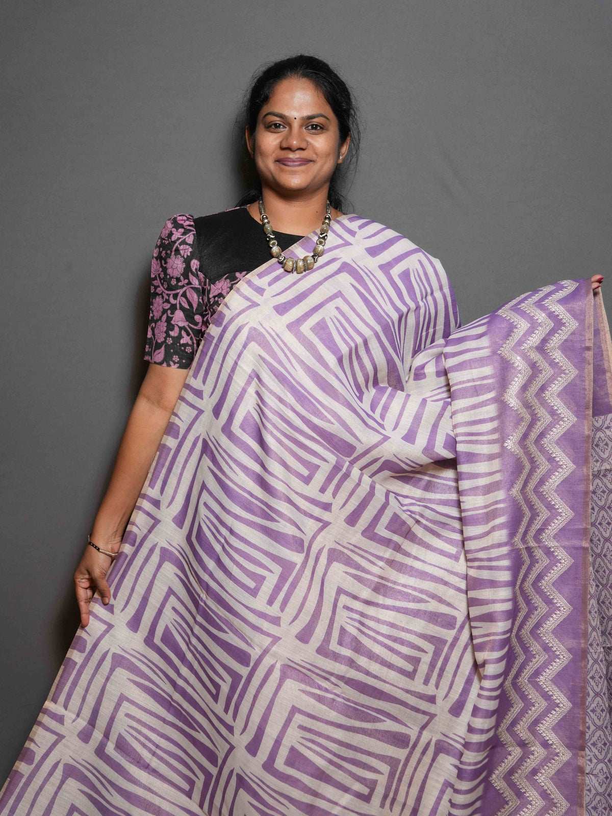 Linen Tissue Sarees Elegant Weave / SKU294 – 3