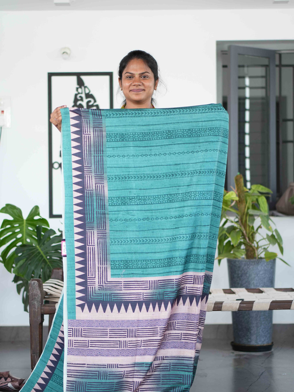 Printed Tussar Sarees Graceful Palette / SKU217 – 4