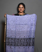 Linen Cotton Sarees Natural Elegance / SKU281 – 2