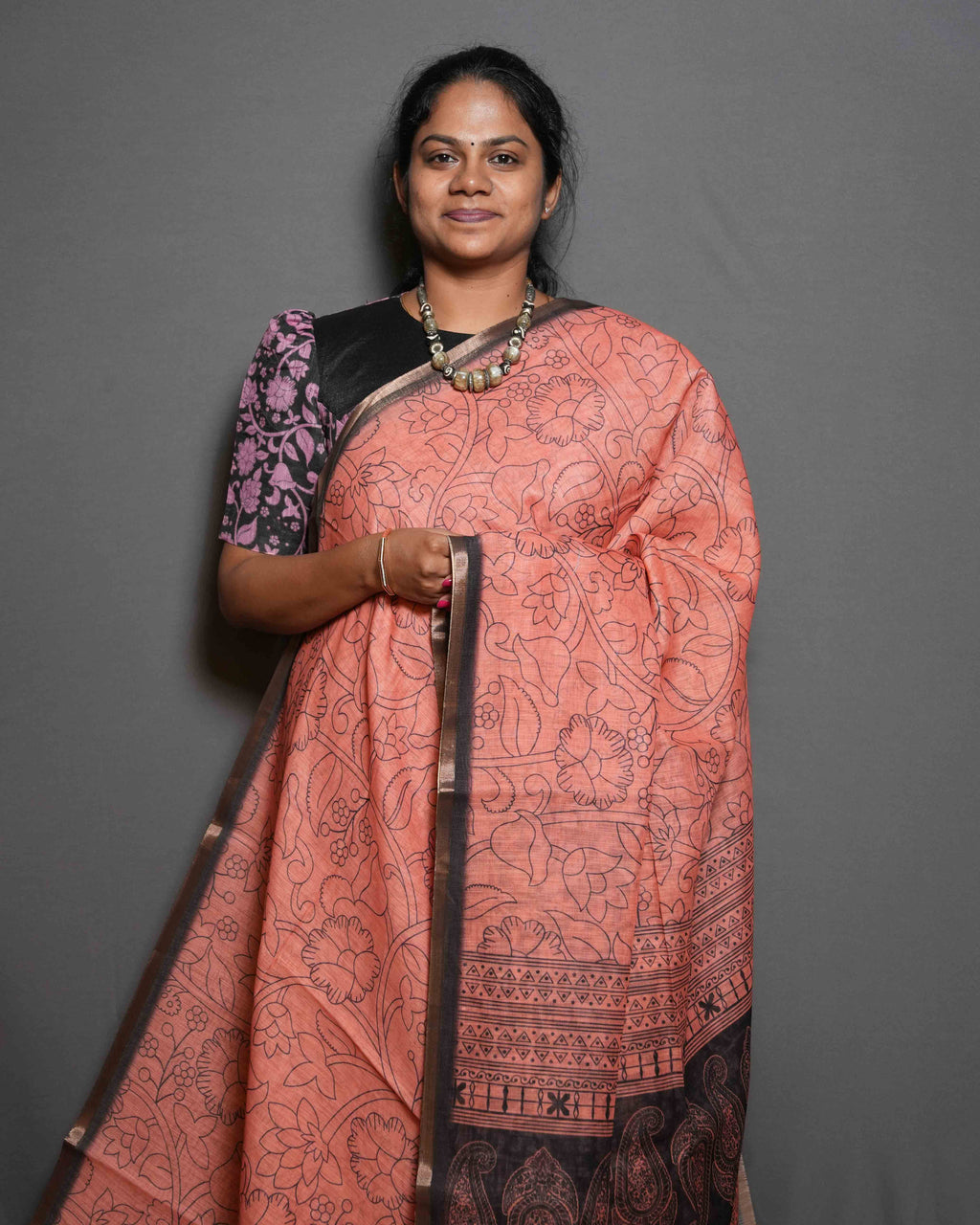 Linen Cotton Sarees Timeless Charm / SKU281 – 5