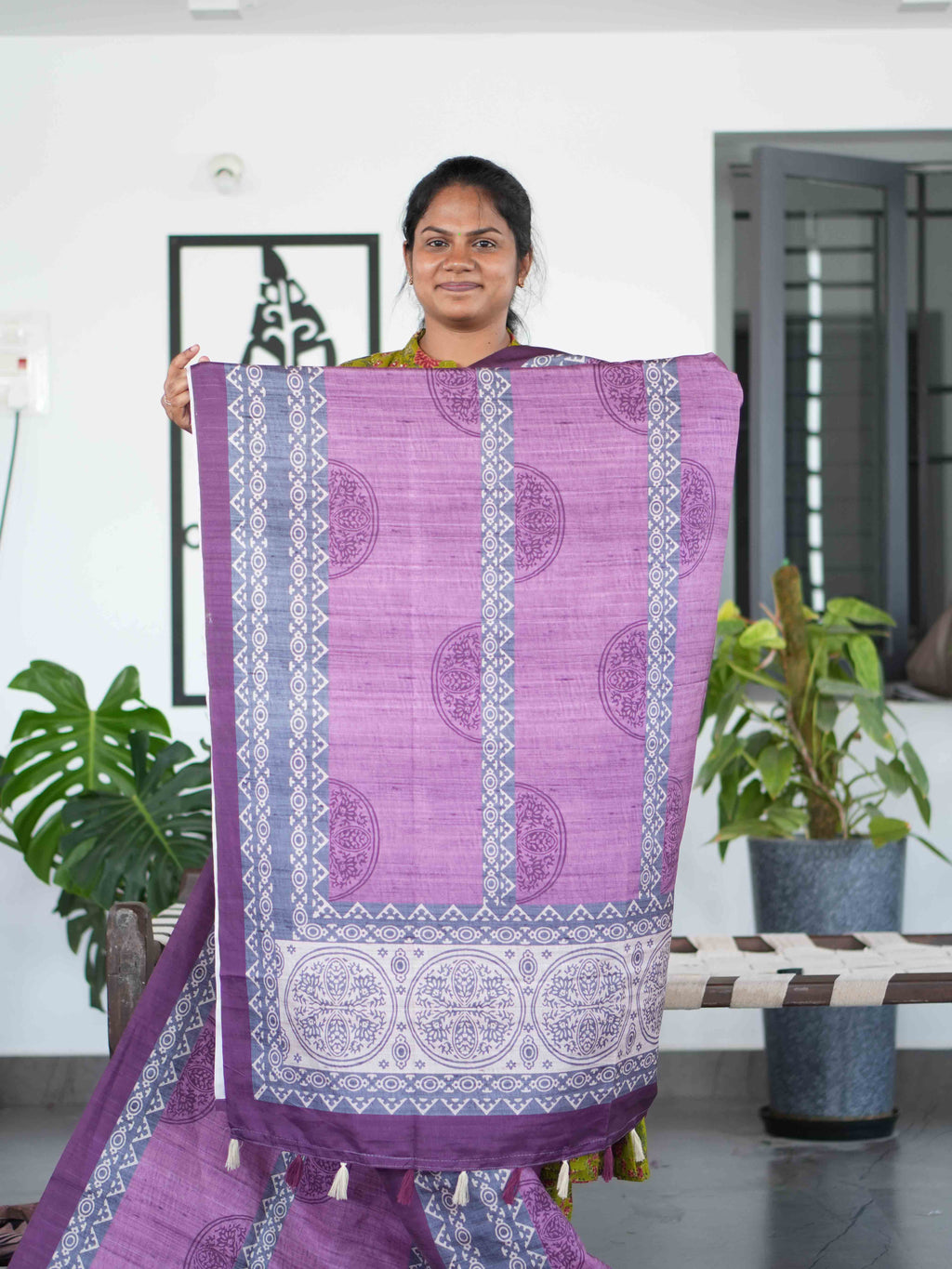 Printed Tussar Sarees Signature Style / SKU217 – 9