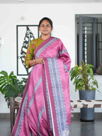 Printed Tussar Sarees Vibrant Harmony / SKU217 – 10