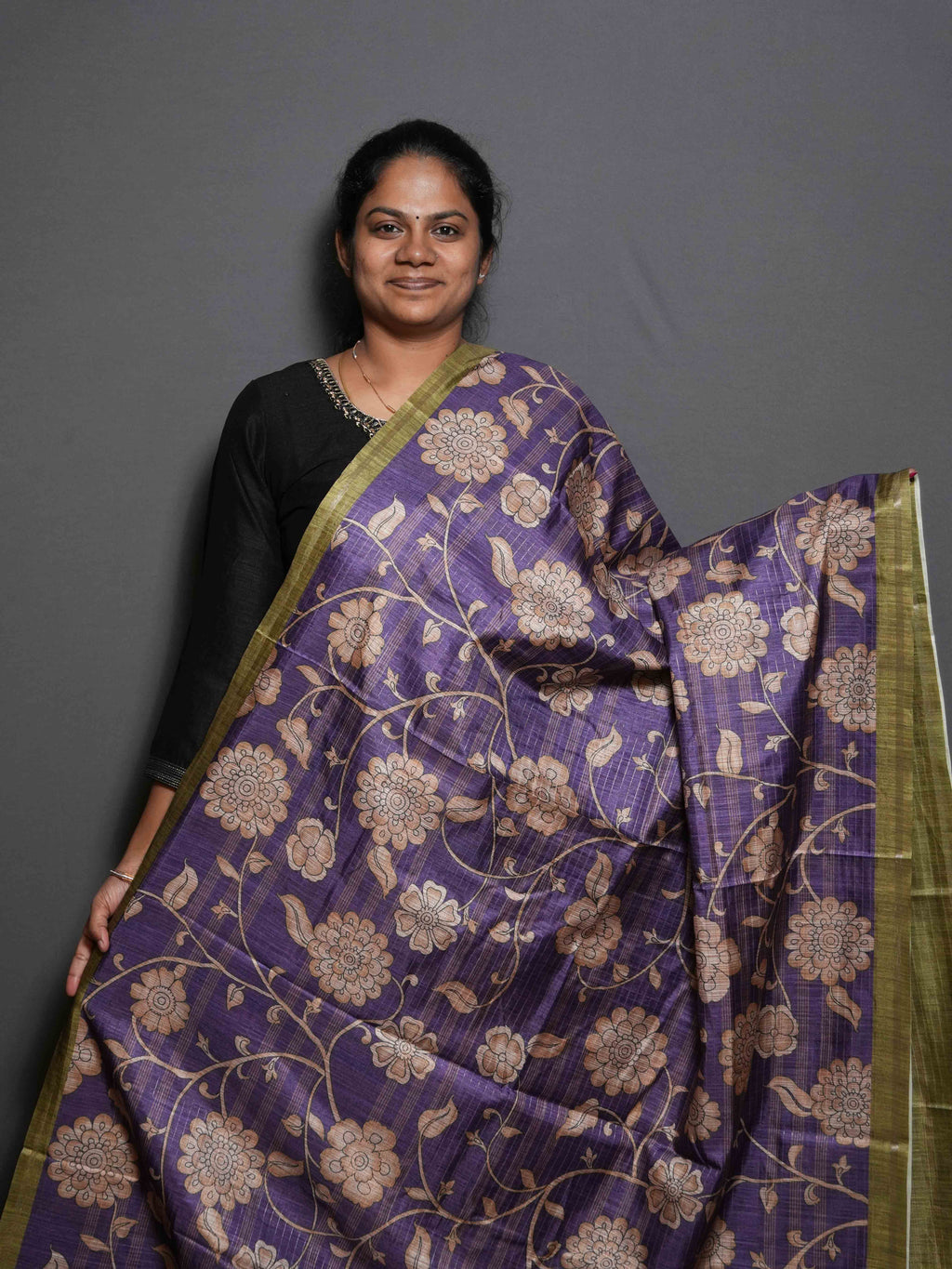 Degital Floral Printed Sarees Floral Grace / SKU300 – 1
