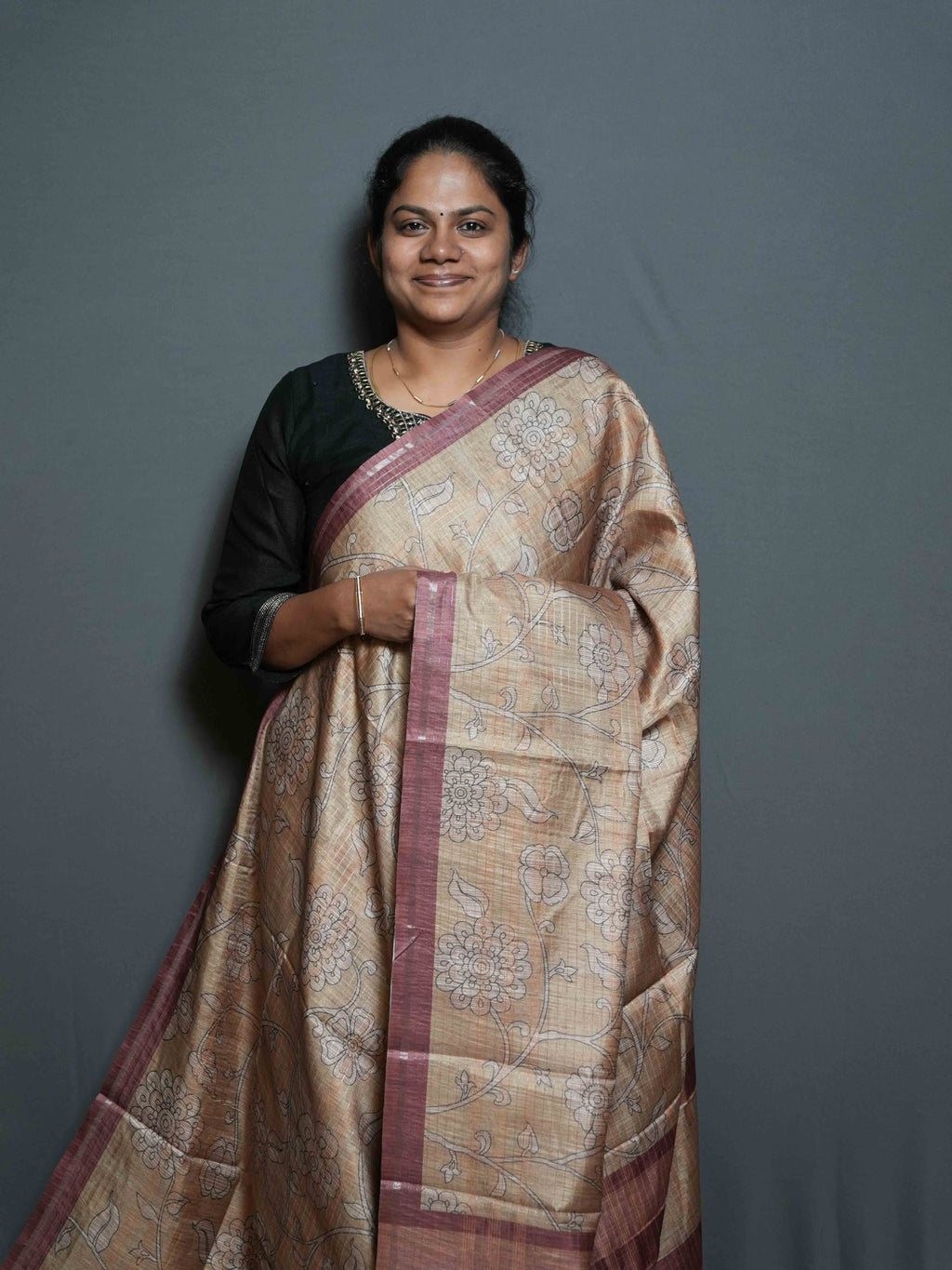 Degital Floral Printed Sarees Blooming Charm / SKU300 – 2