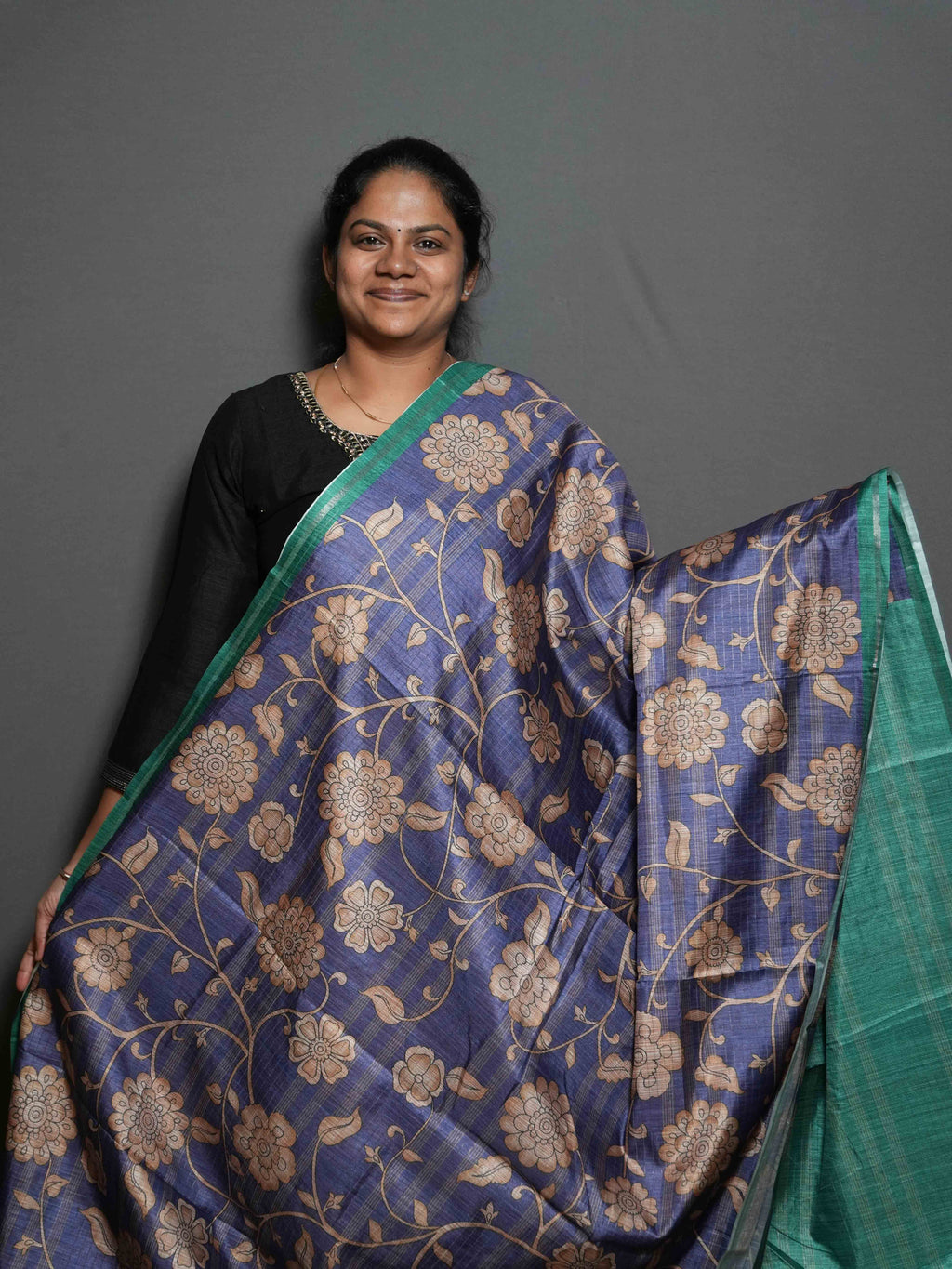 Degital Floral Printed Sarees Garden Grace / SKU300 – 4