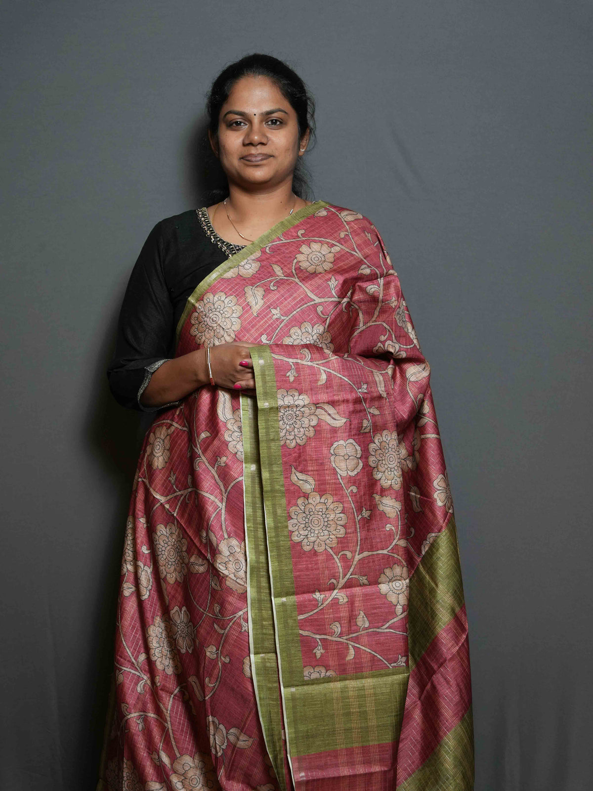 Degital Floral Printed Sarees Floral Elegance / SKU300 – 9