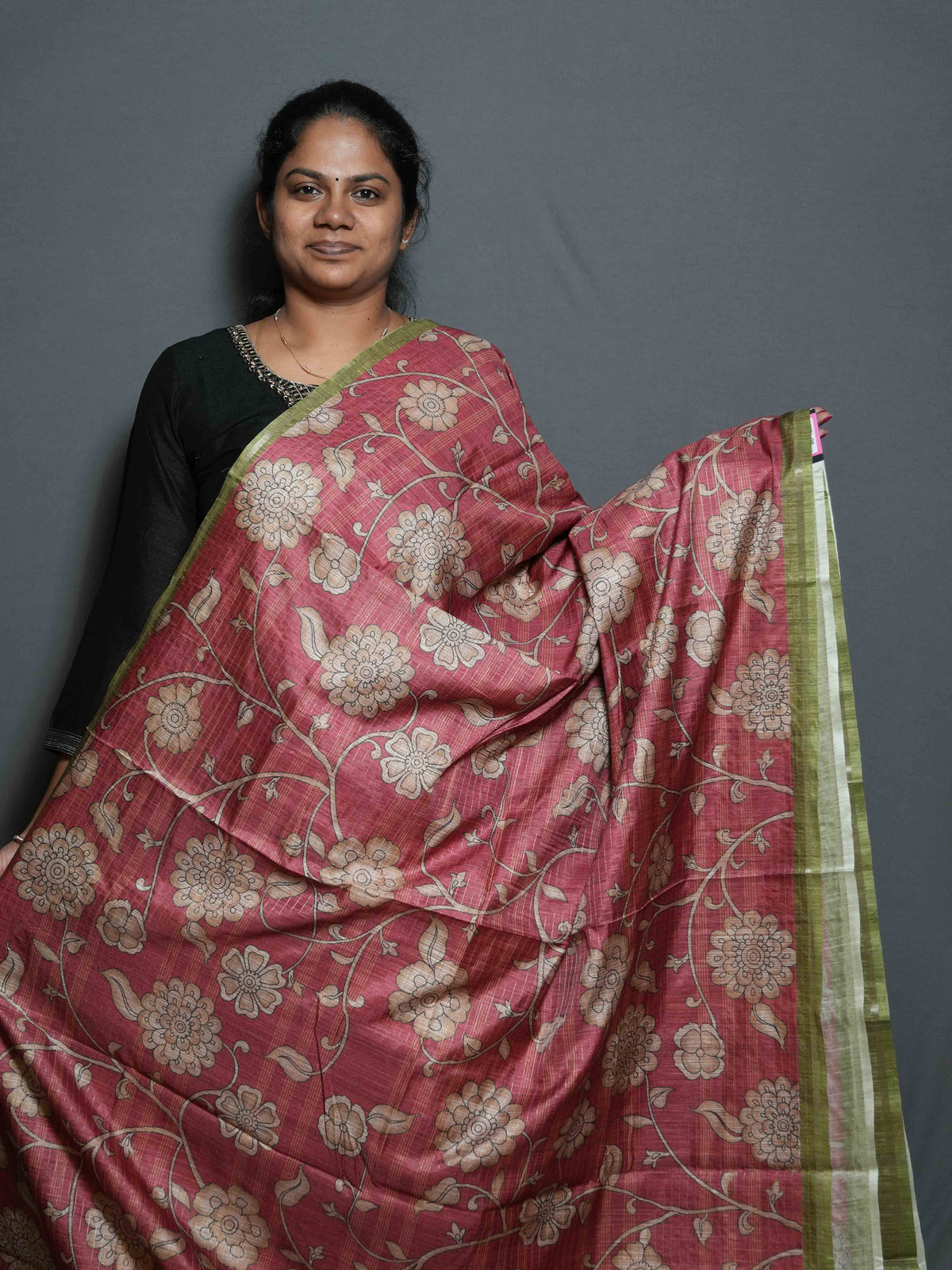 Degital Floral Printed Sarees Floral Elegance / SKU300 – 9