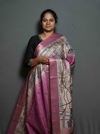 Printed Dobby Tussar Sarees / SKU302 – 3