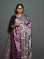 Printed Dobby Tussar Sarees / SKU302 – 7