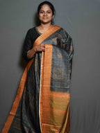Heritage Checks Tussar Sarees Graceful Checks / SKU308 – 2