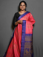 Heritage Checks Tussar Sarees Refined Checks / SKU308 – 4