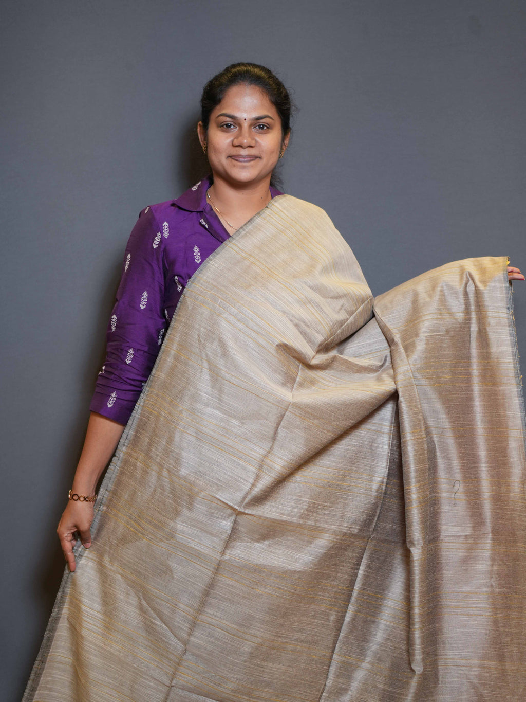 Staple Tussar Sarees Classic Drape / SKU197 – 17