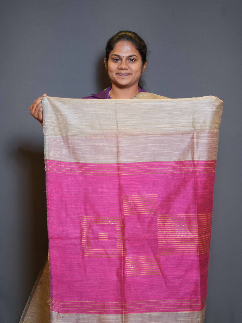 Staple Tussar Sarees Classic Drape / SKU197 – 17