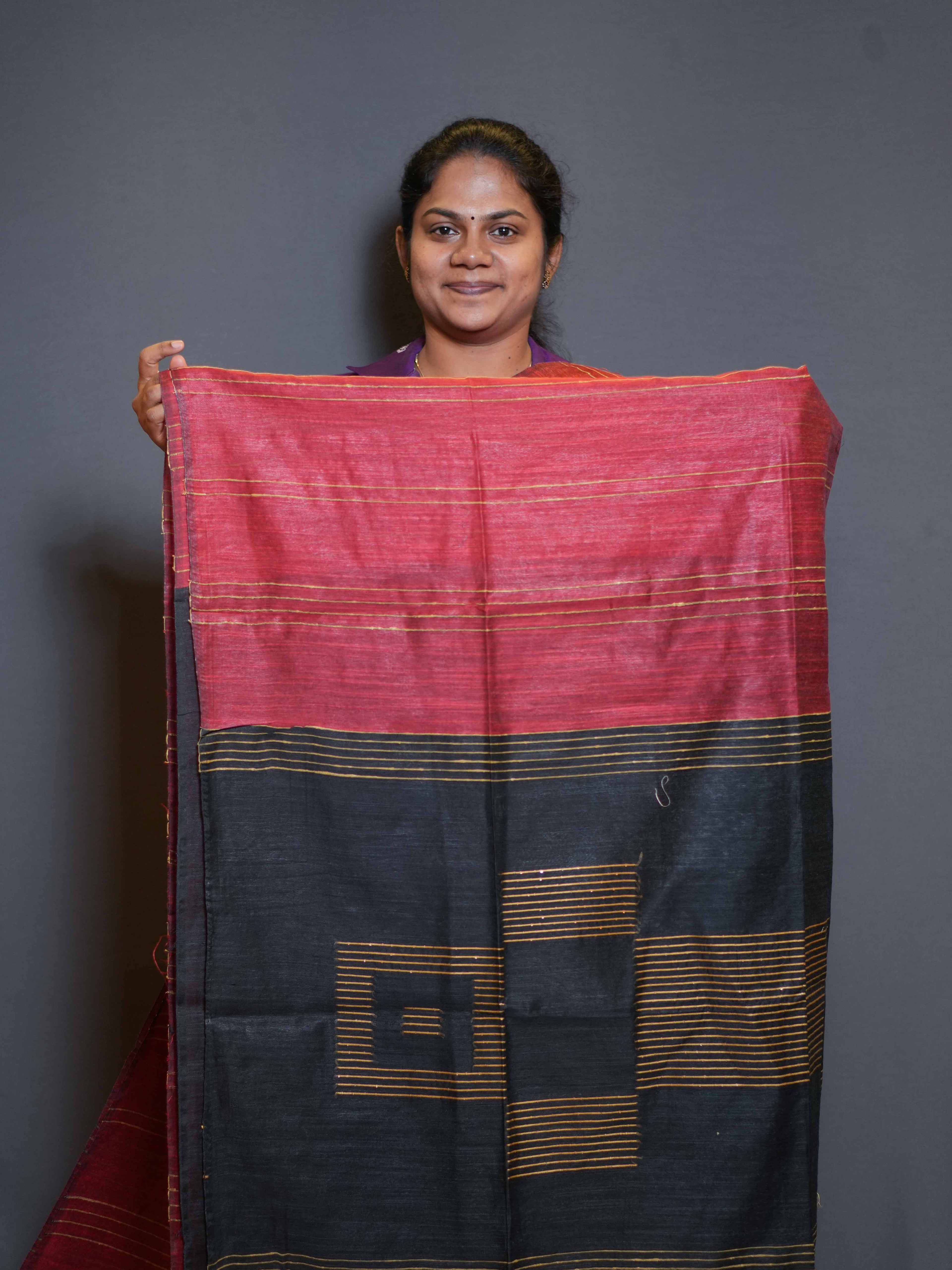Staple Tussar Sarees Refined Style / SKU197 – 18
