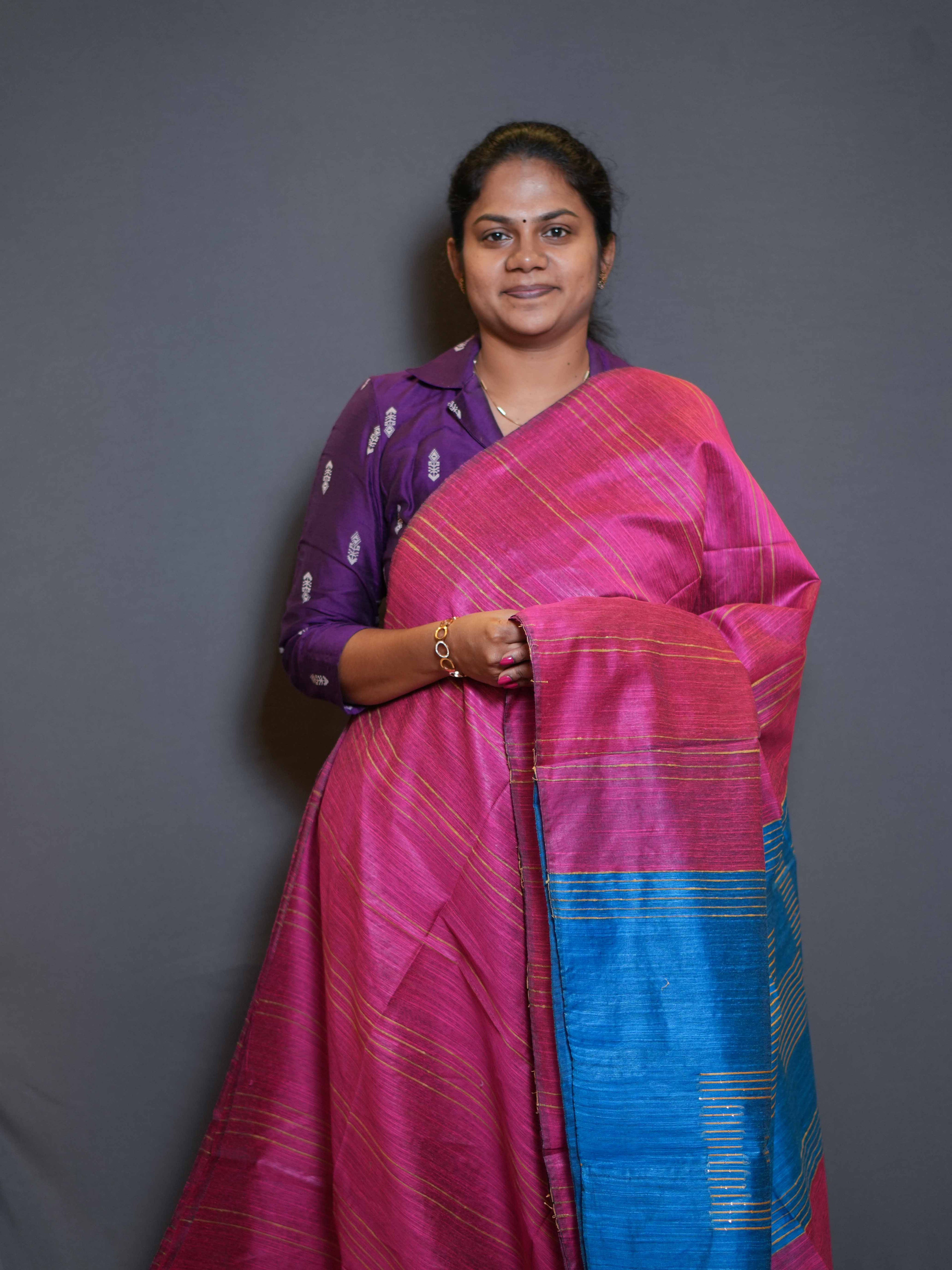 Staple Tussar Sarees Graceful Flow / SKU197 – 20