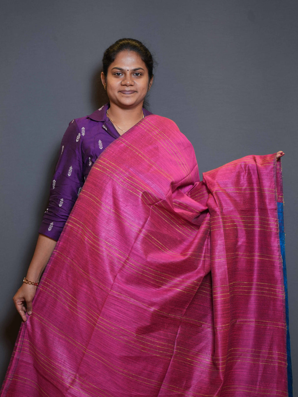 Staple Tussar Sarees Graceful Flow / SKU197 – 20