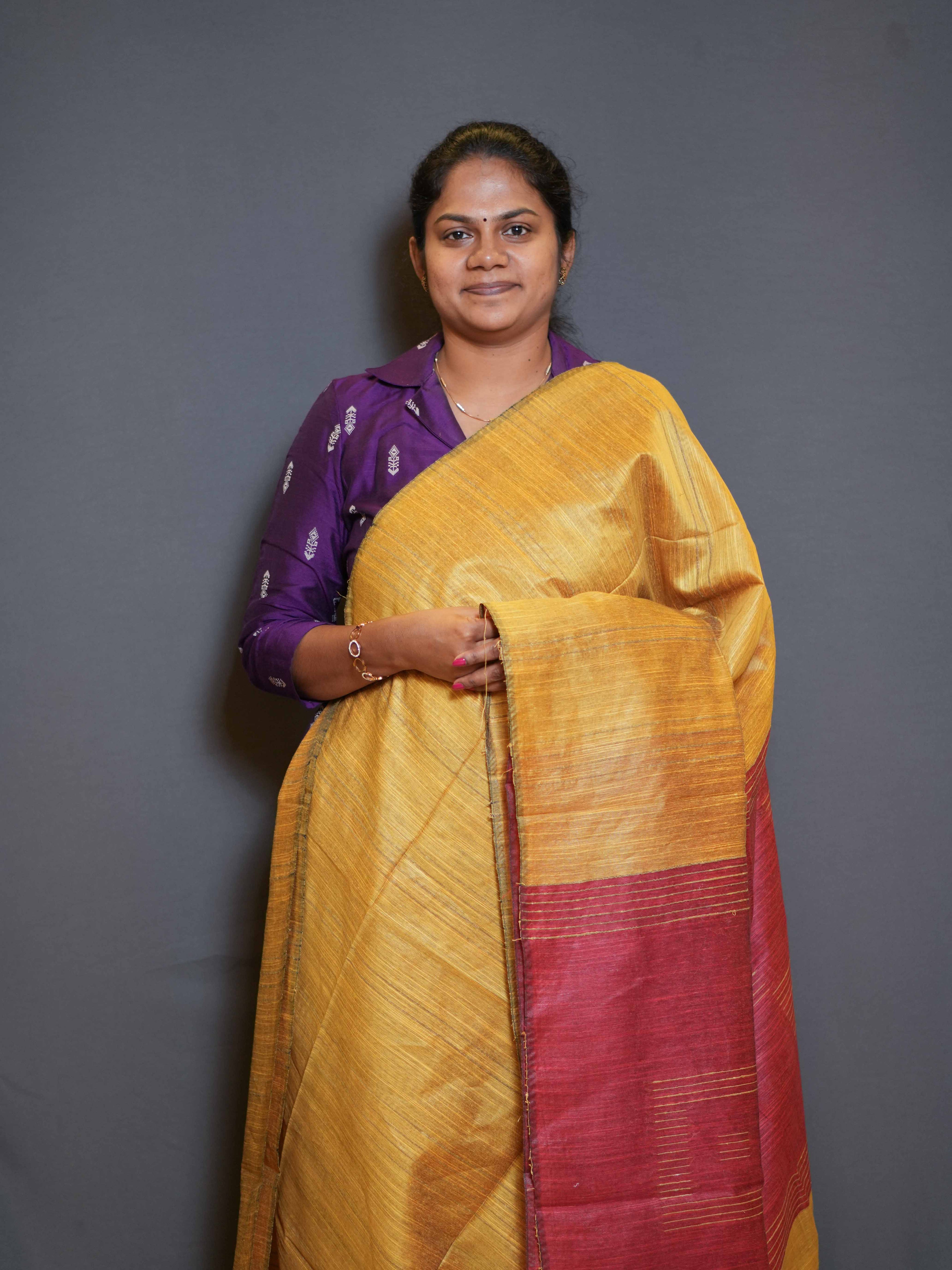 Staple Tussar Sarees Royal Weave / SKU197 – 21