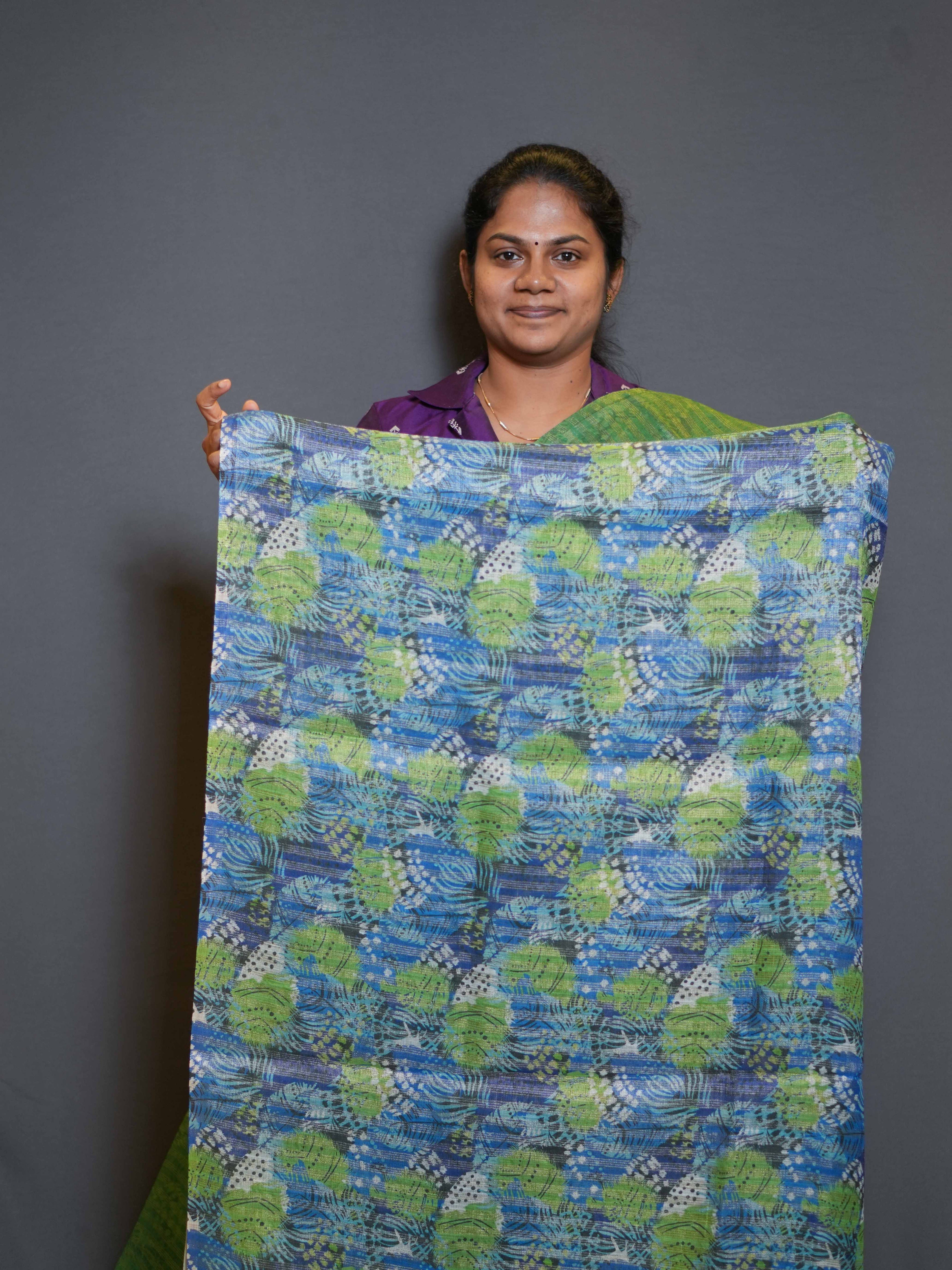 Tissue Linen Sarees Elegant Glow / SKU197 – 4