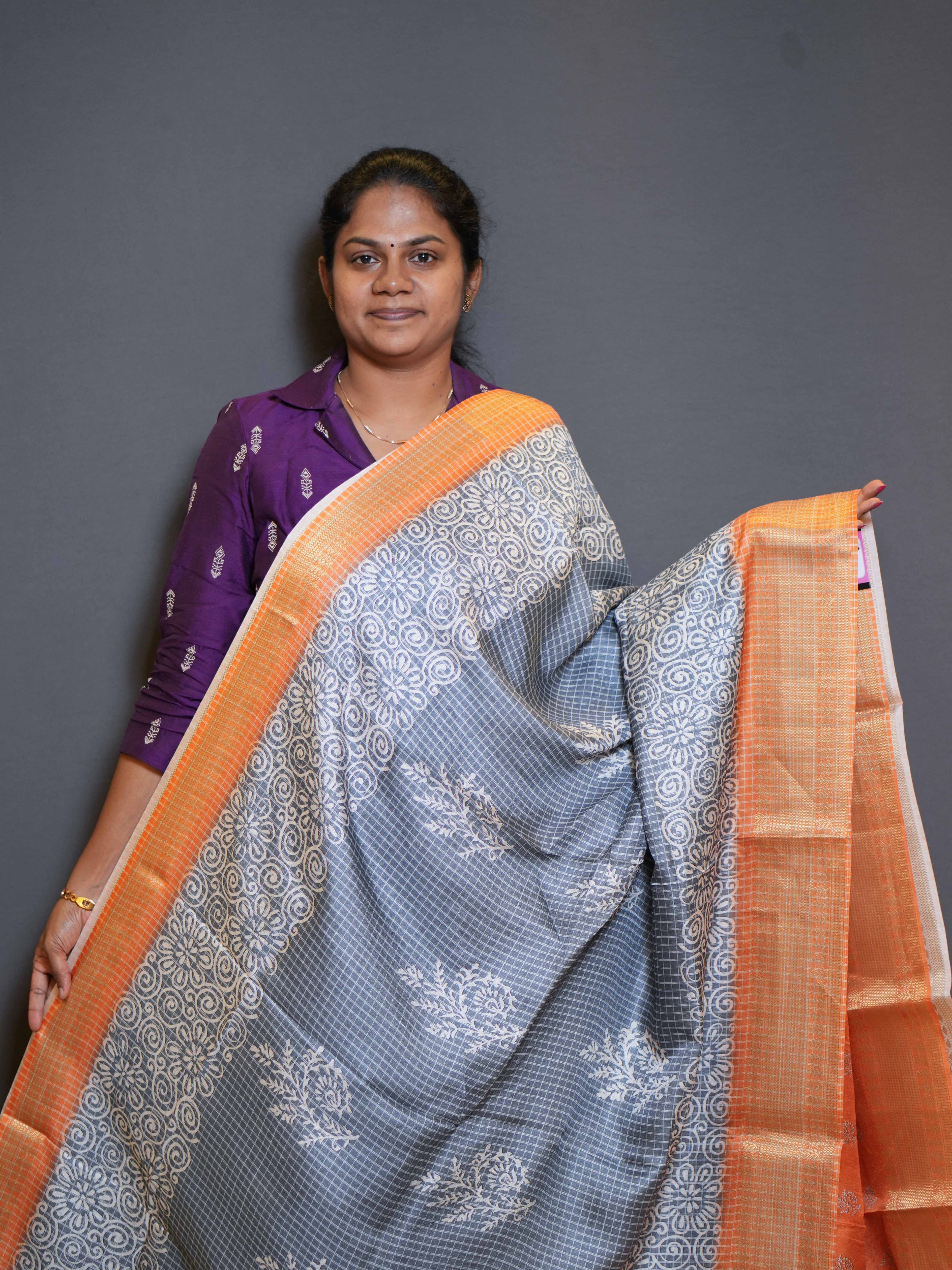 Semi Tussar Sarees Graceful Weave / SKU197 – 1