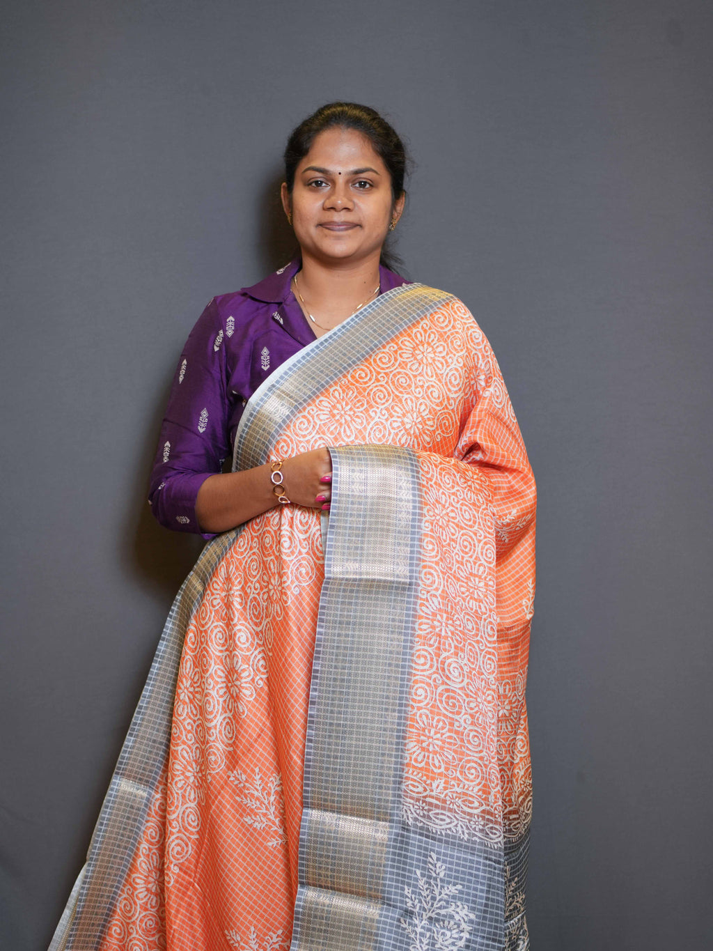 Semi Tussar Sarees Elegant Drape / SKU197 – 3