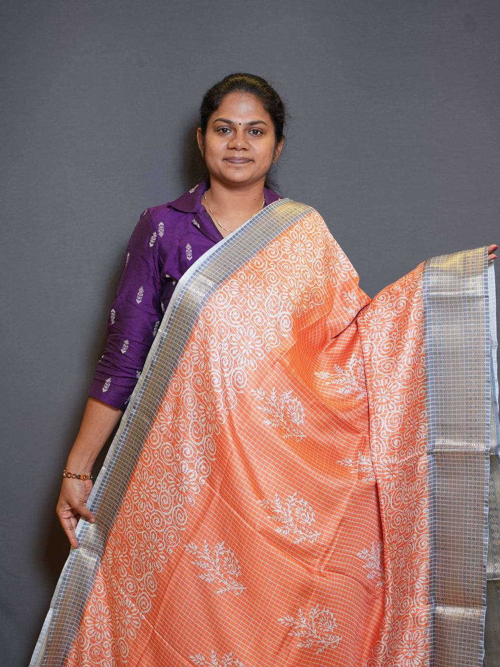 Semi Tussar Sarees Elegant Drape / SKU197 – 3