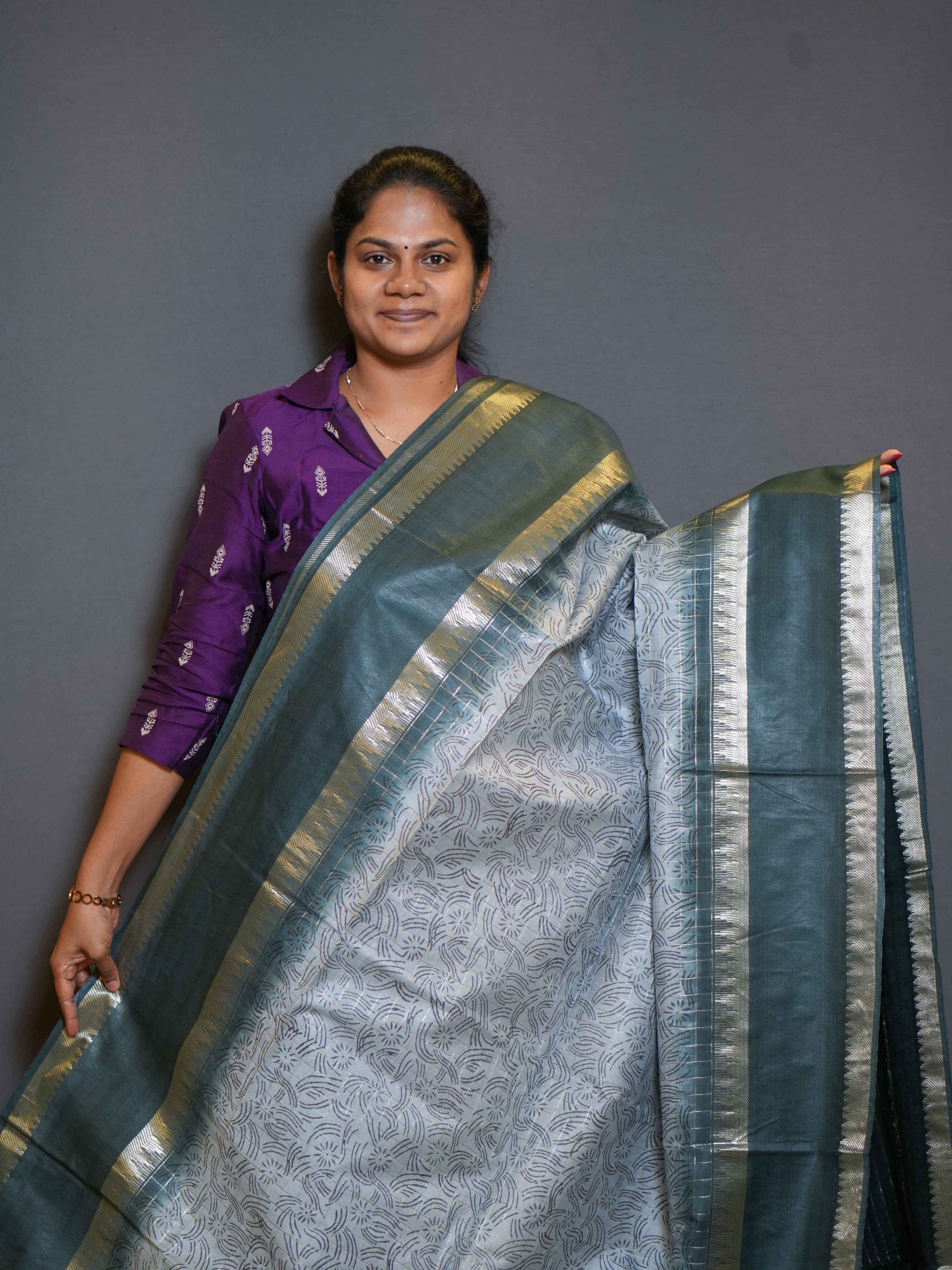 Staple Tussar Sarees Classic Weave / SKU197 – 9