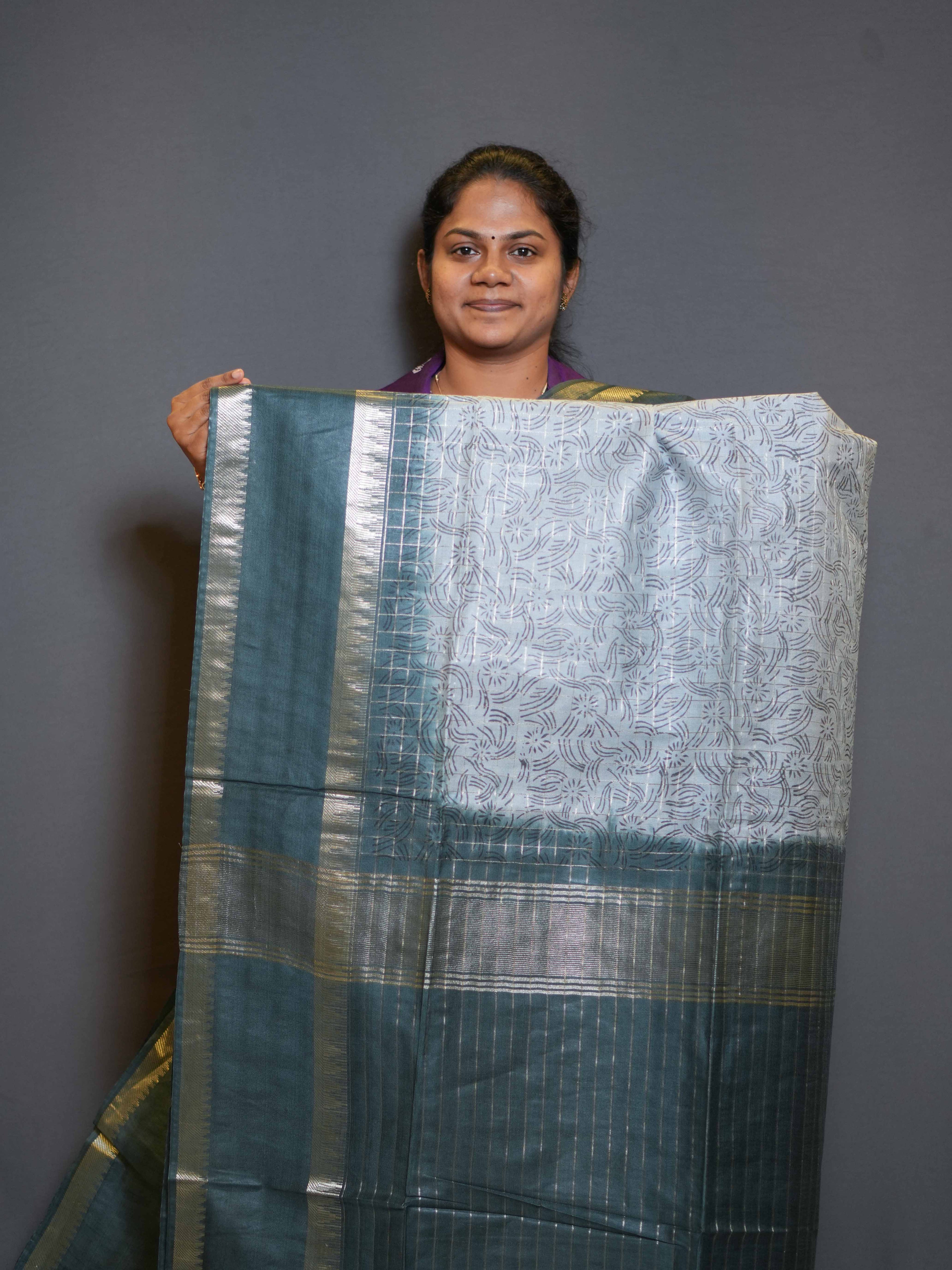 Staple Tussar Sarees Classic Weave / SKU197 – 9