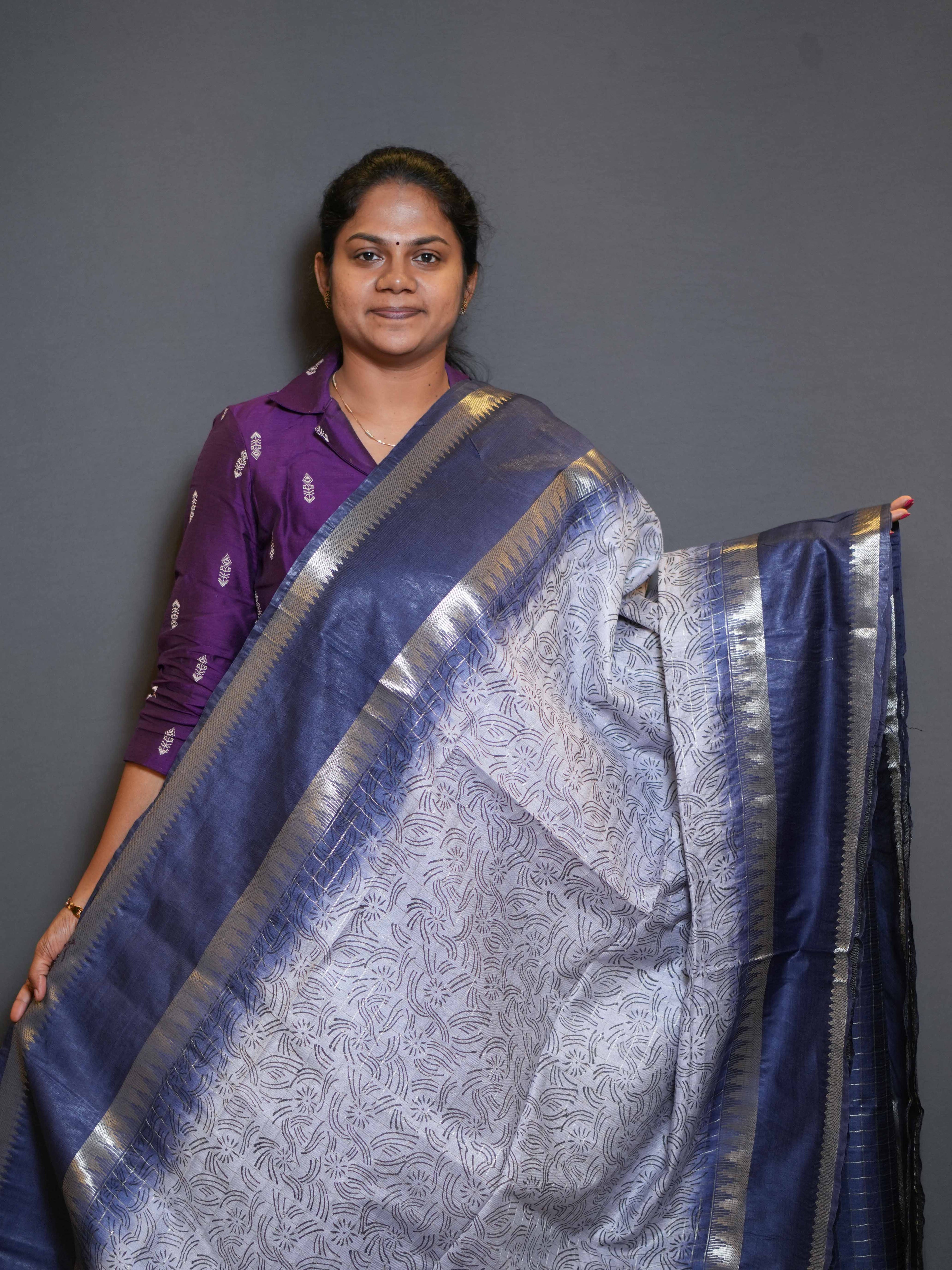 Staple Tussar Sarees Elegant Harmony / SKU197 – 10
