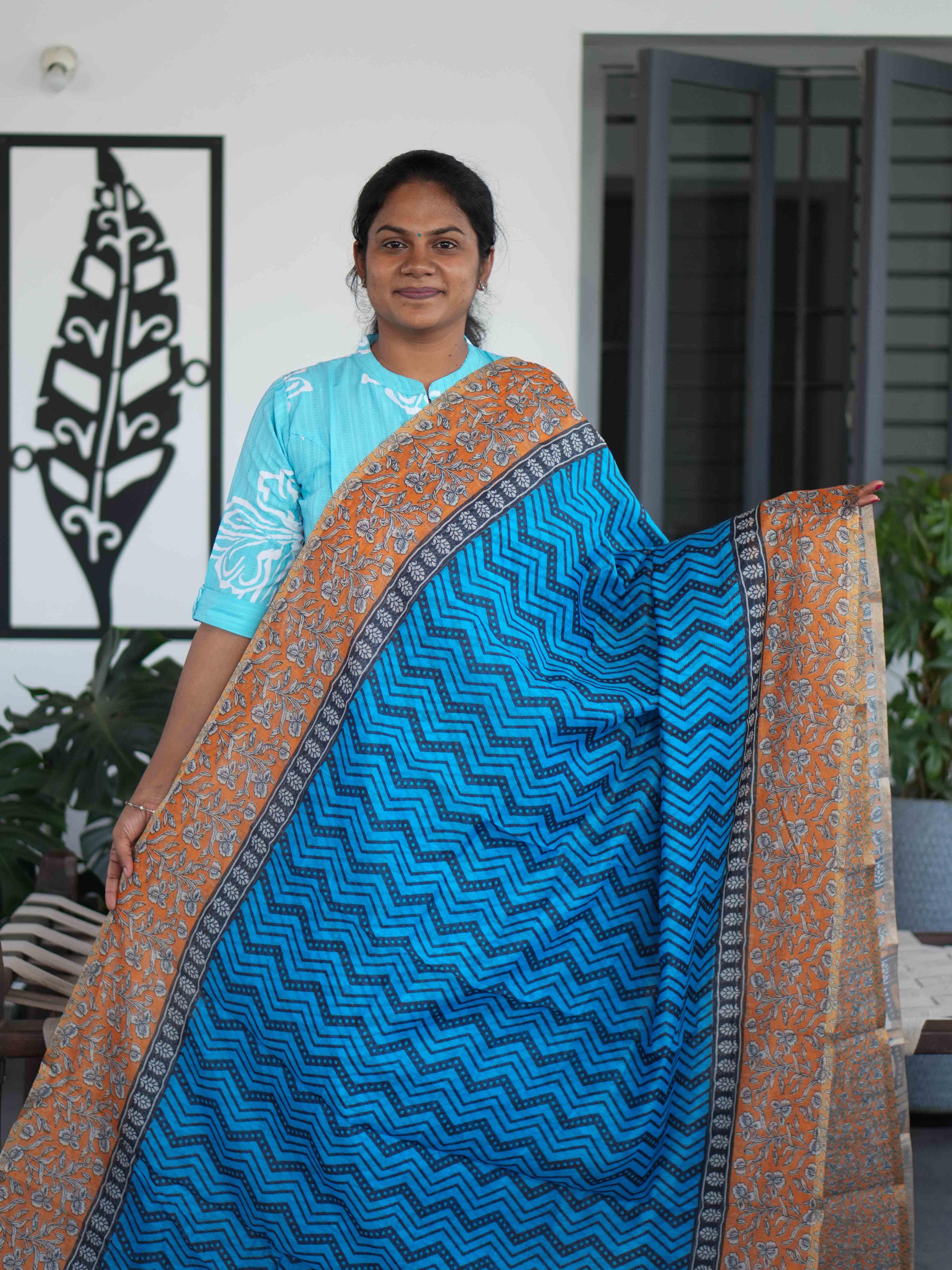Chanderi Cotton Sarees Classic Grace / SKU202 – 3