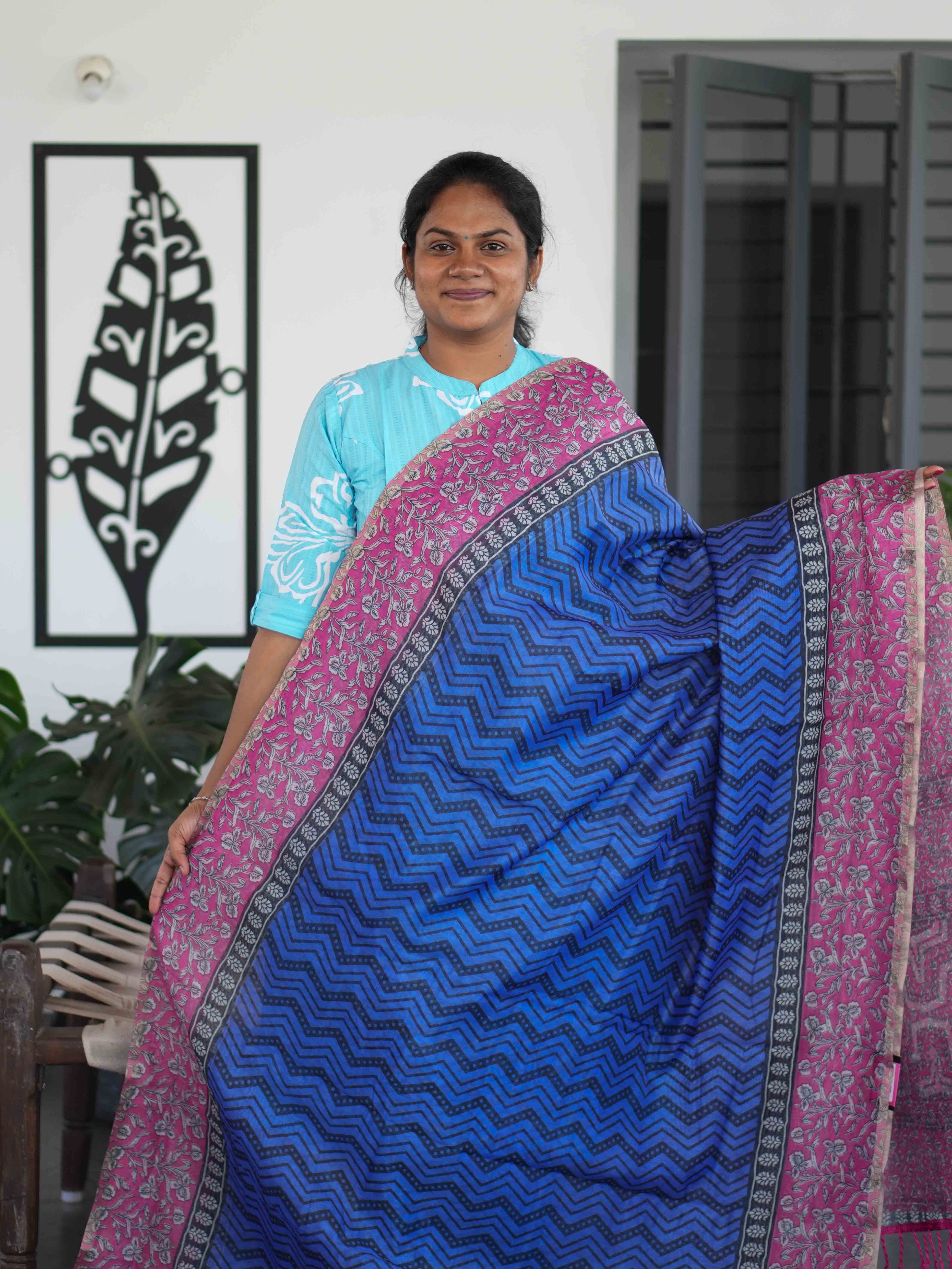 Chanderi Cotton Sarees Heritage Weave / SKU202 – 4