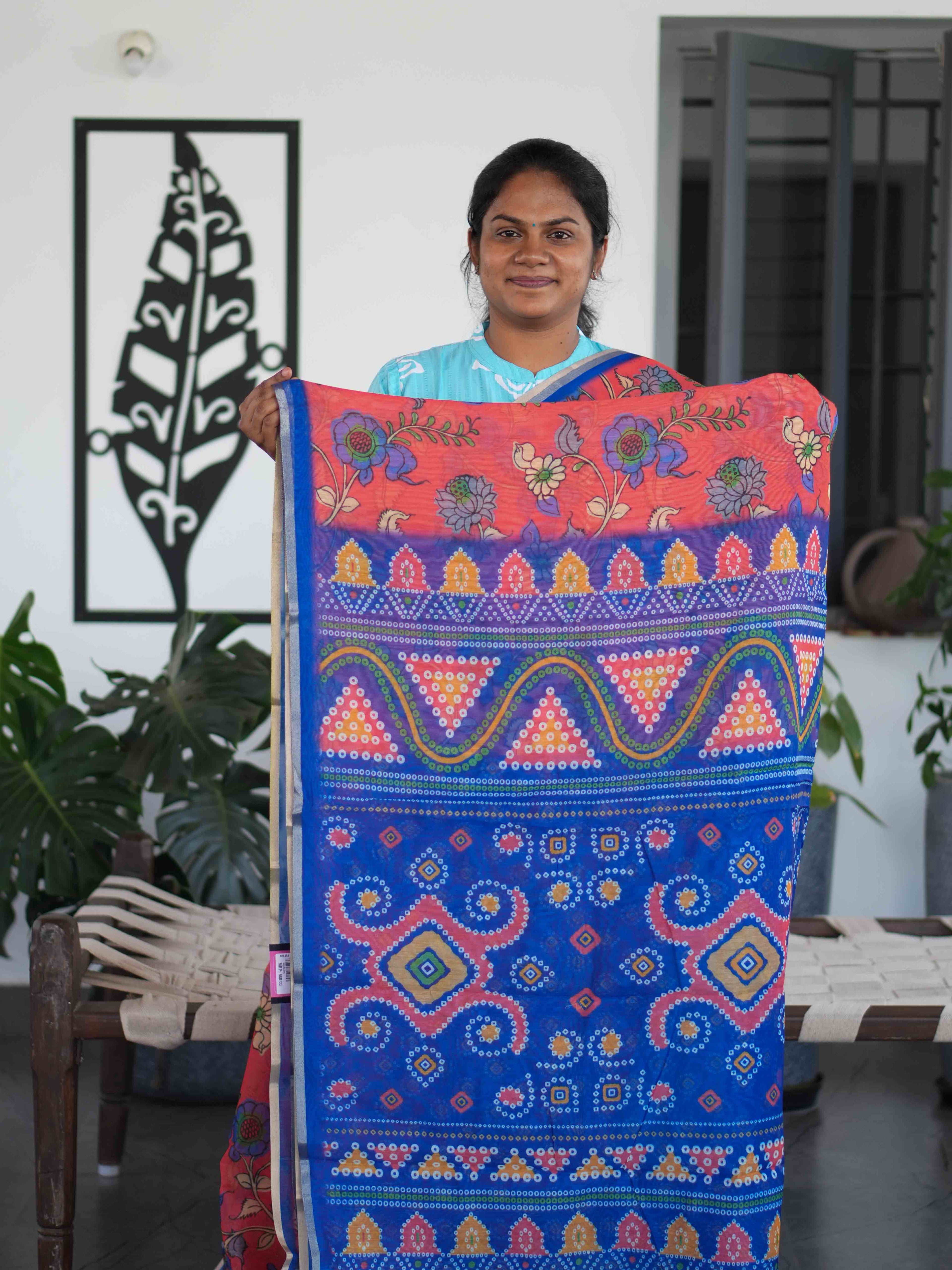 Chanderi Cotton Sarees Refined Elegance / SKU202 – 7